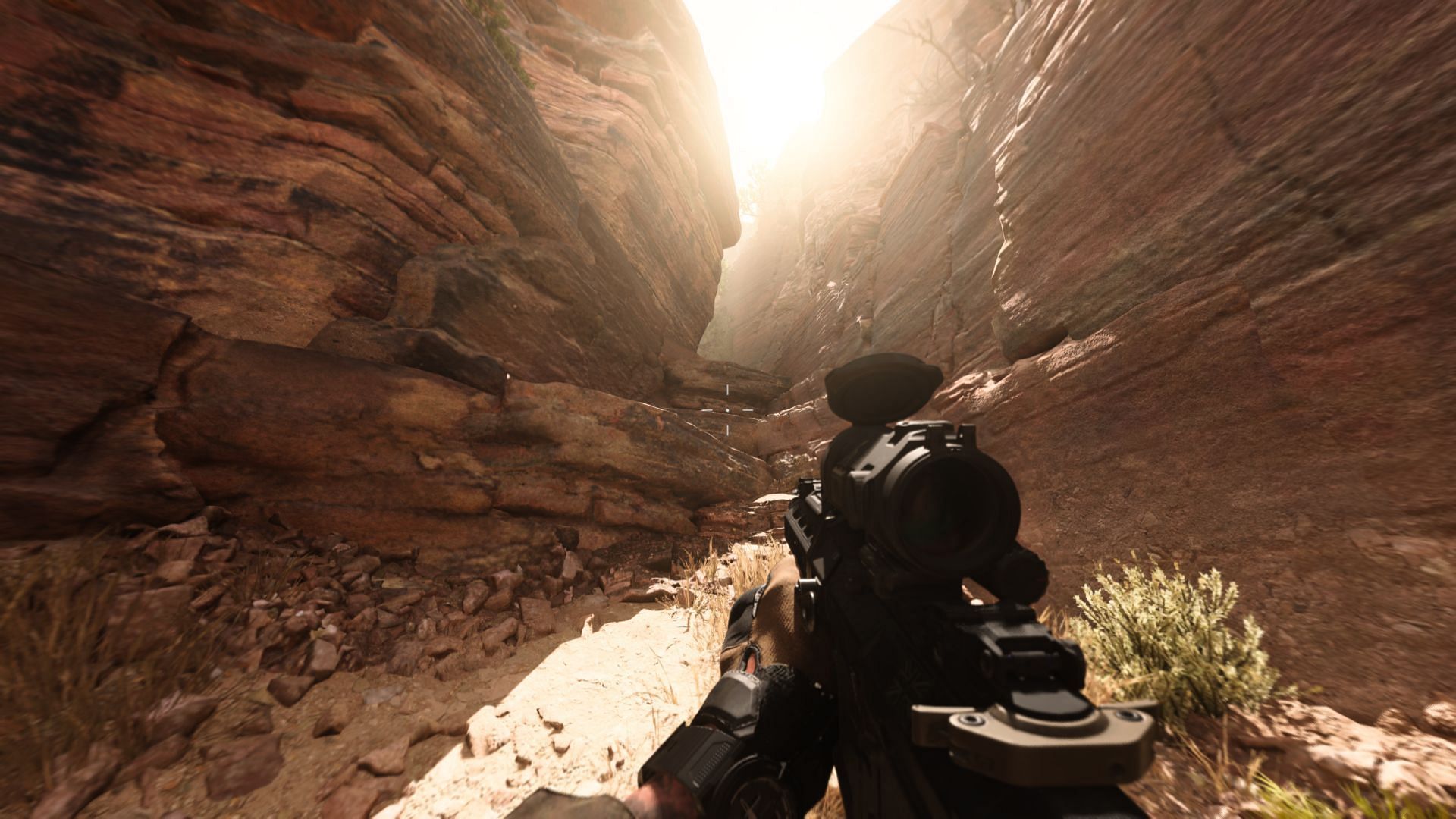 Climbing ledges (Image via  Activision)