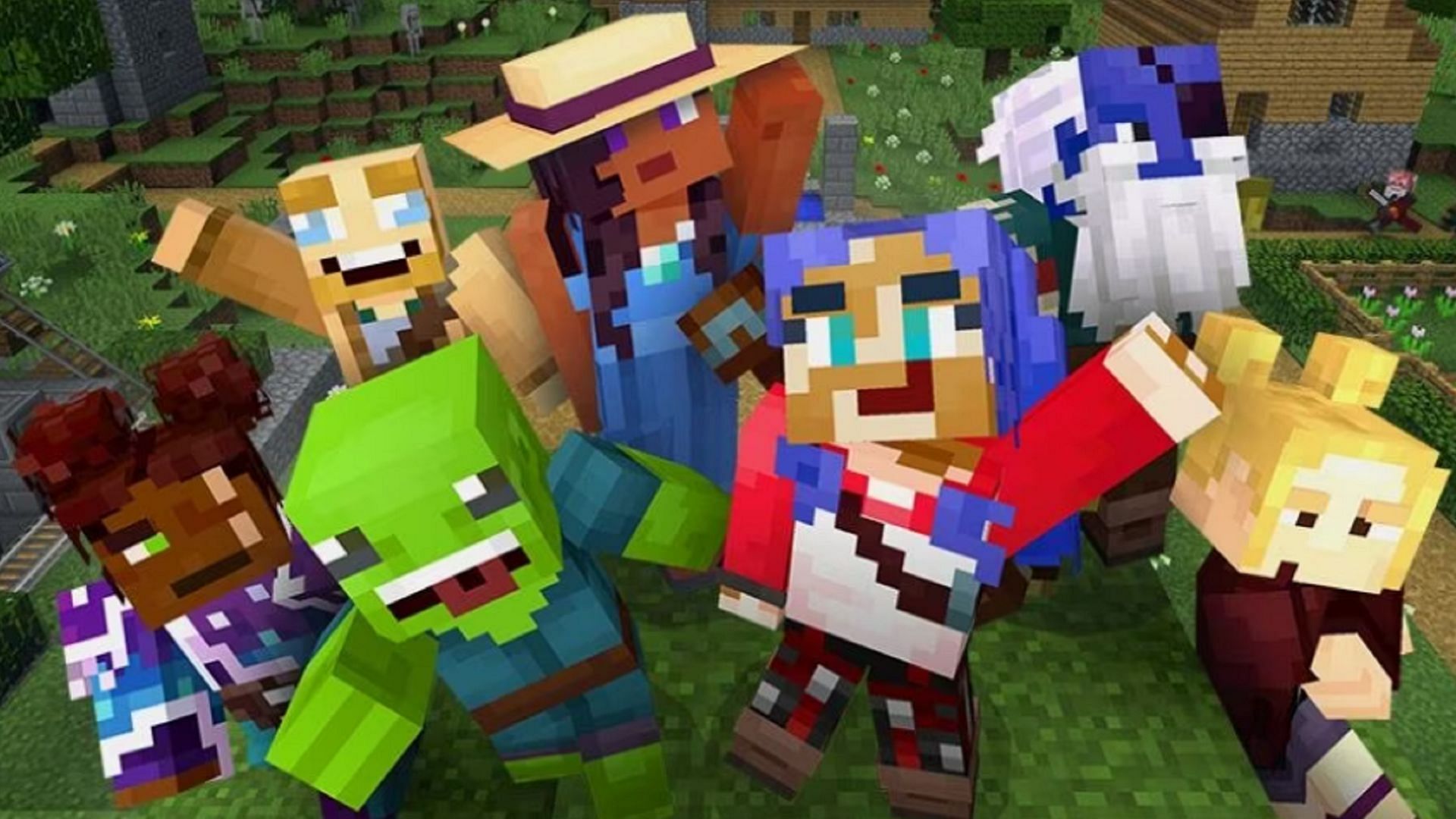 Promotional art for Minecraft