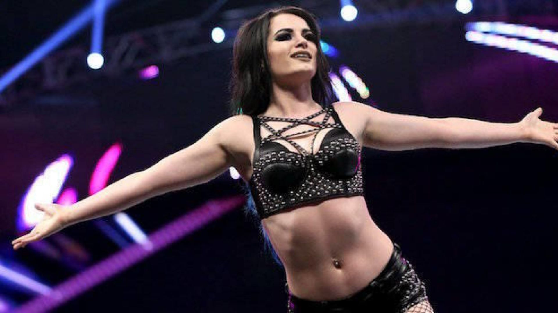 Saraya (fka Paige) at a WWE event