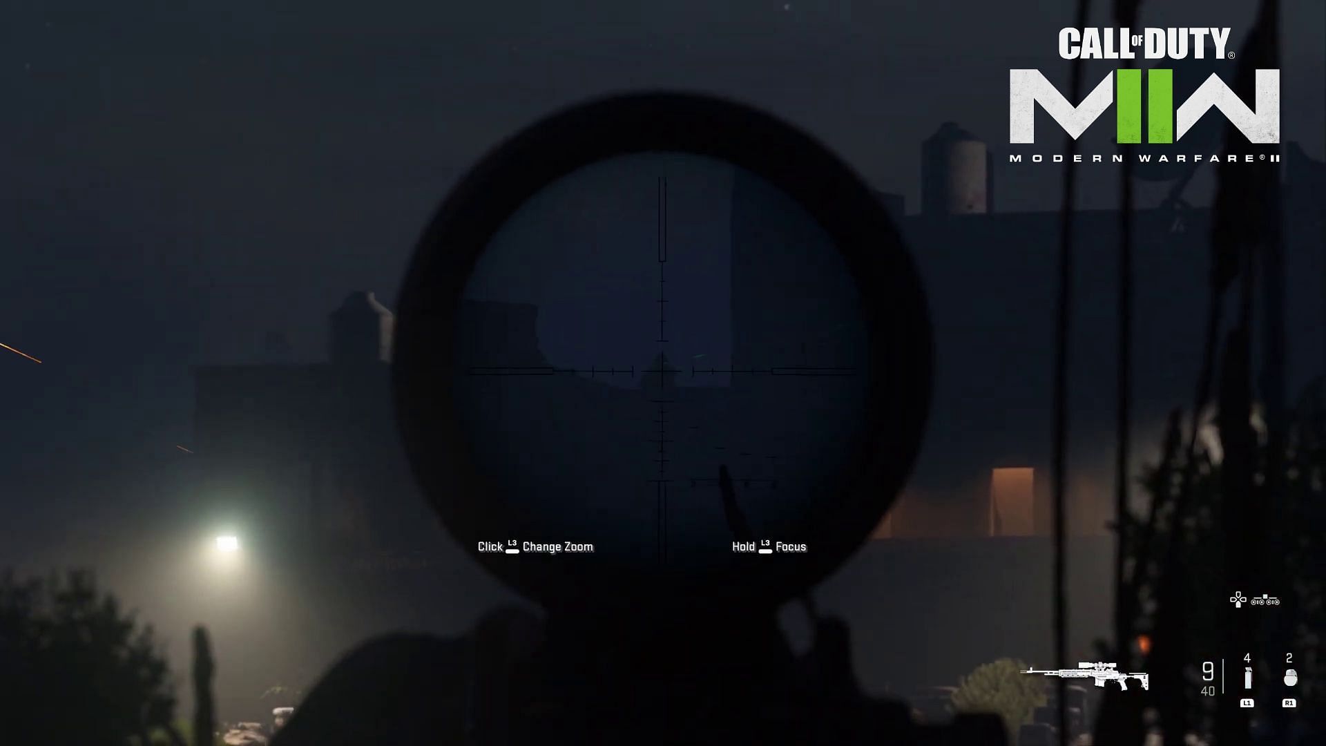 Clear out the snipers aiming from the roof of the building (Image via Activision)