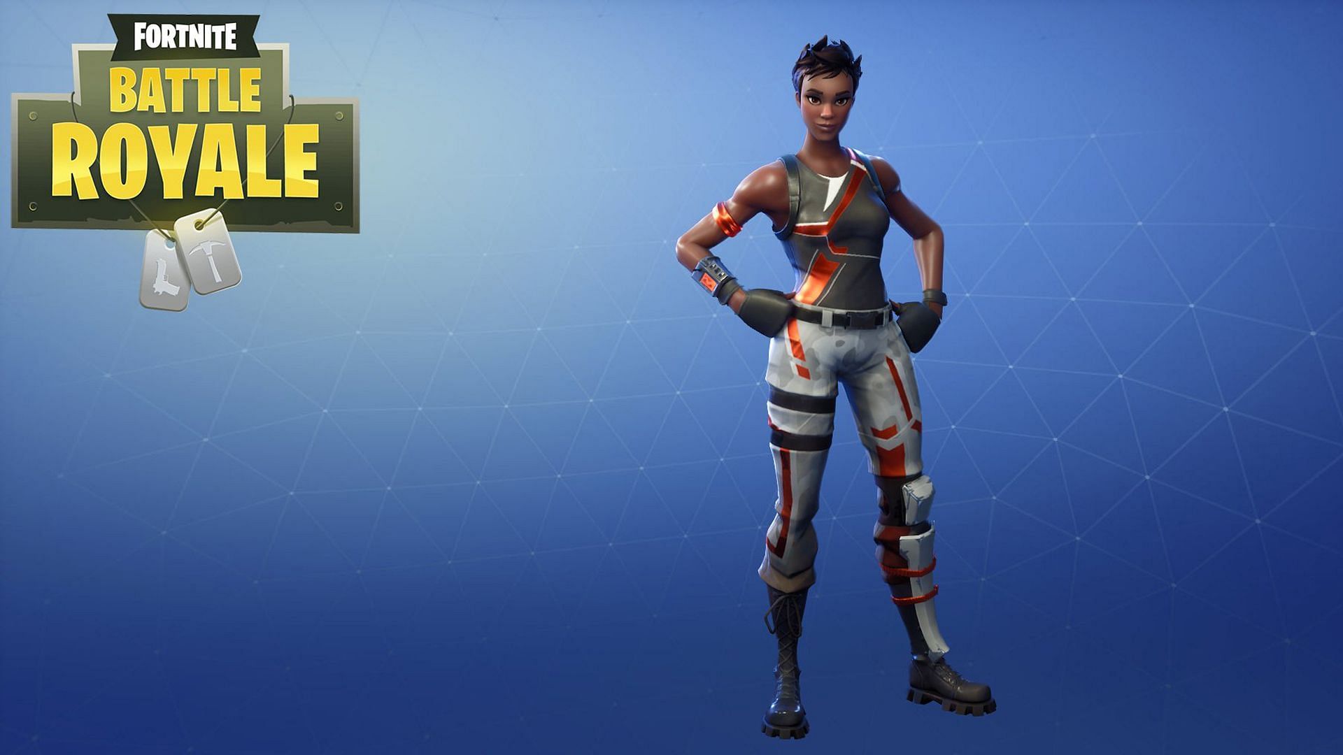Dominator is one of the rare Fortnite skins that hasn&#039;t been out for a long time (Image via Epic Games)