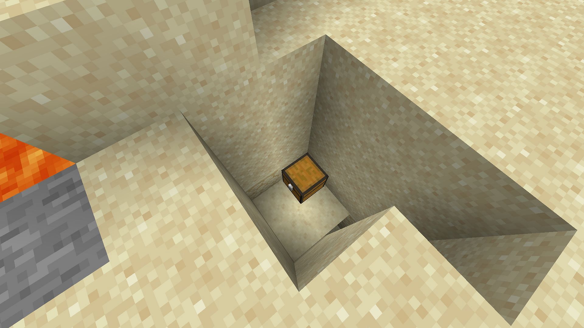 Buried Treasure is hidden underground in Minecraft 1.19 (Image via Mojang)
