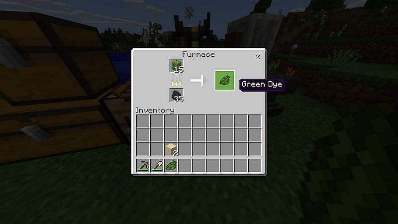 How to Get Green Dye in Minecraft- Final Step