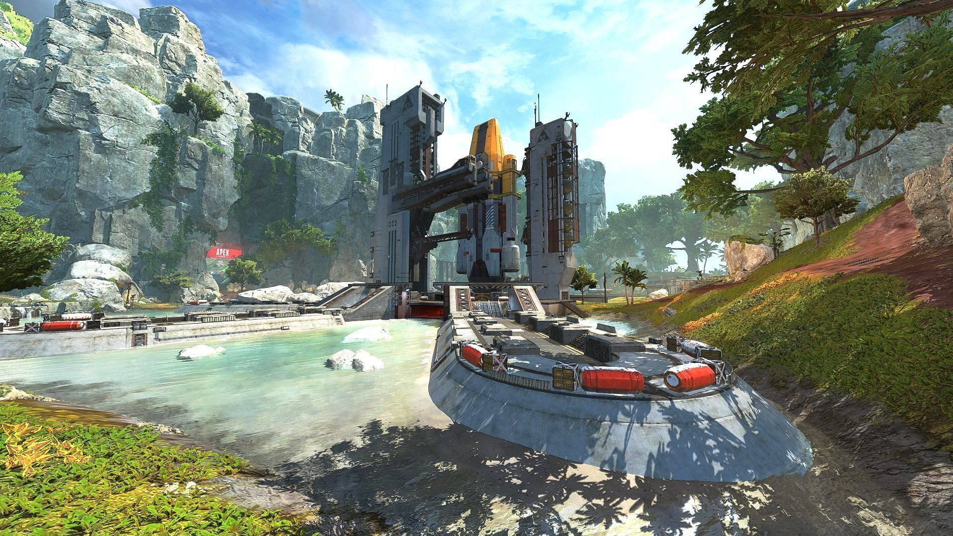 The Launch Pad POI in Storm Point (Image via EA)