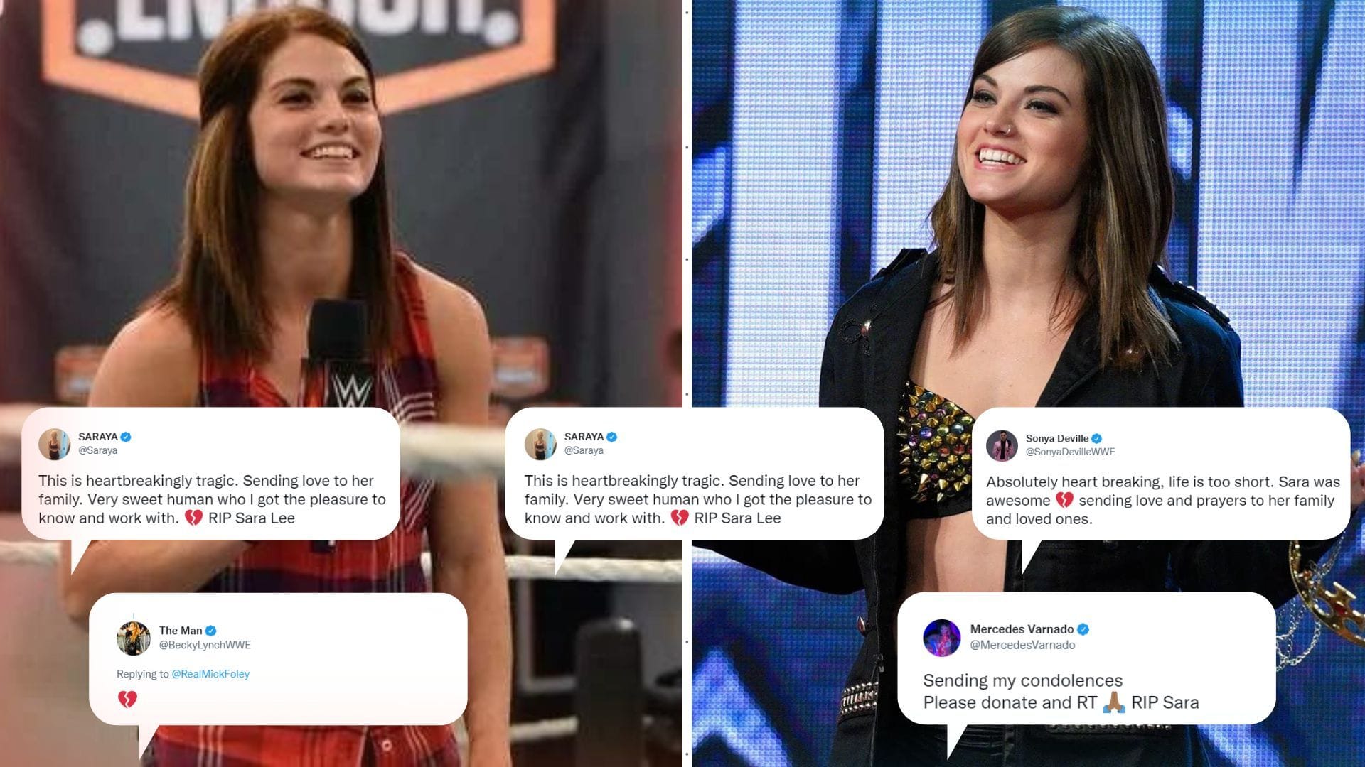 WWE Superstars react to Sara Lee passing away