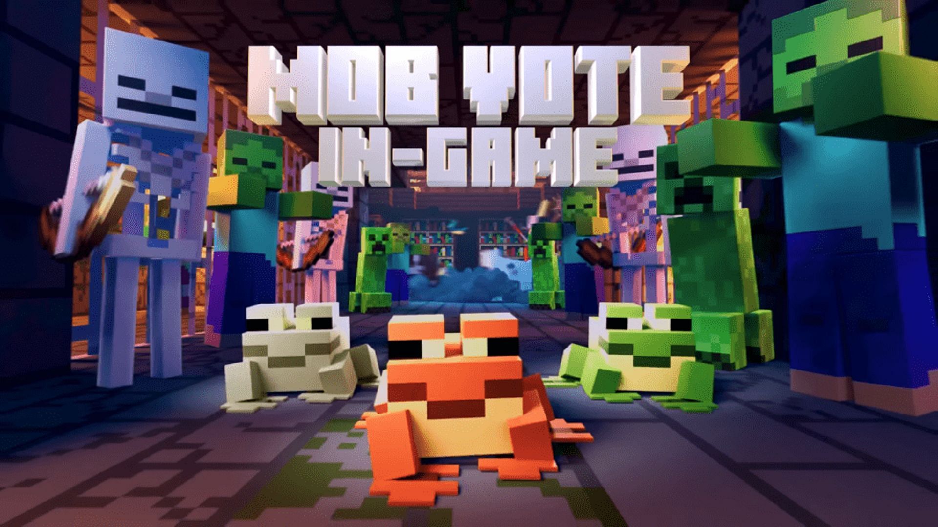 Mojang has announced a new way to experience its live event and mob vote (Image via Mojang)