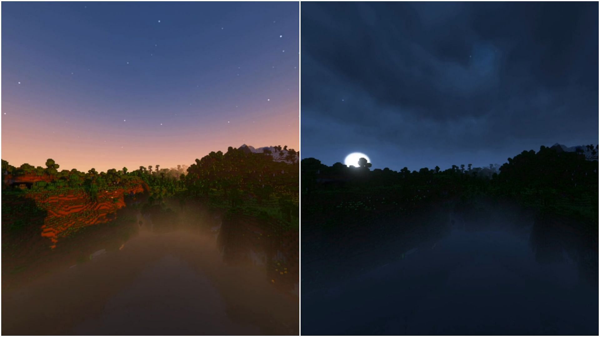 Minecraft Redditor creates beautiful live wallpaper featuring in-game  weather, and day-night cycle