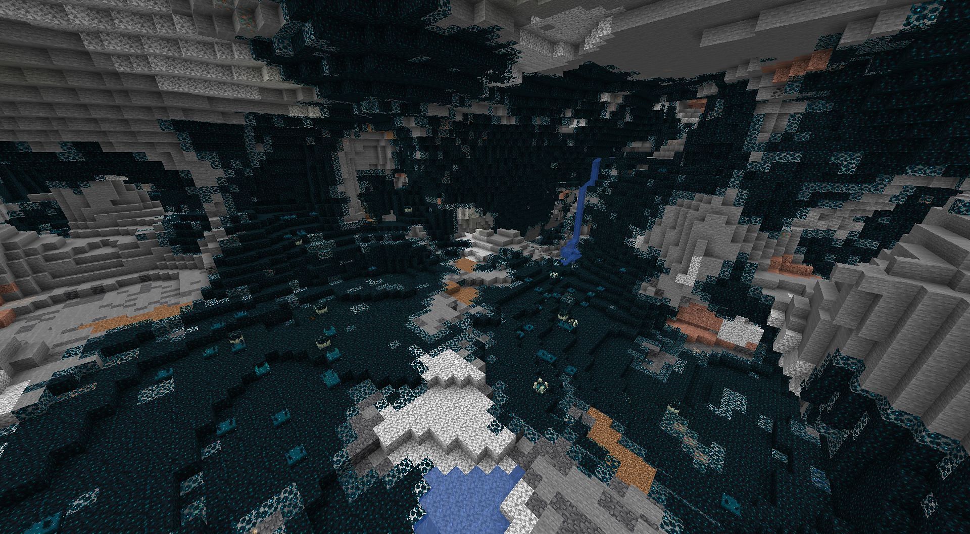 Deep Dark biome is worth checking out in Minecraft, despite it being extremely dangerous (Image via Mojang)