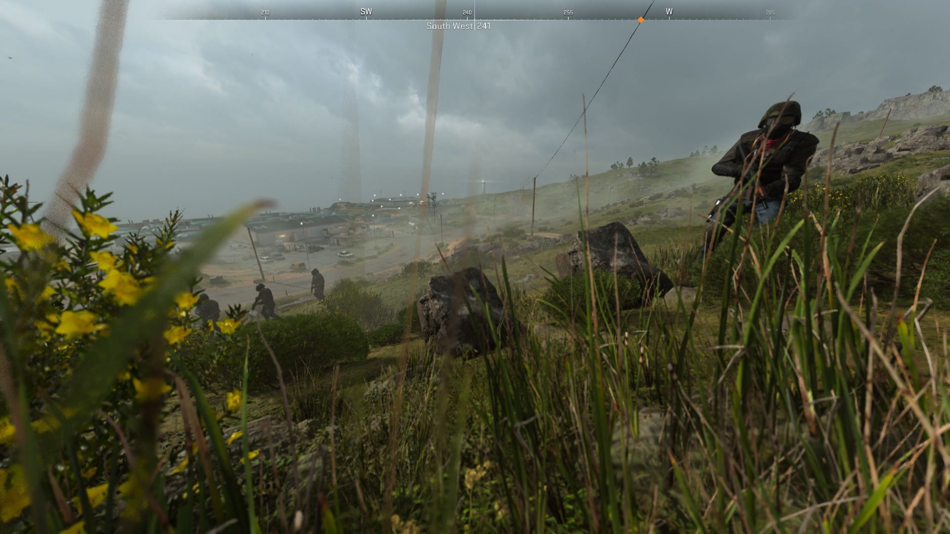 Hiding from enemies (image via Activision)
