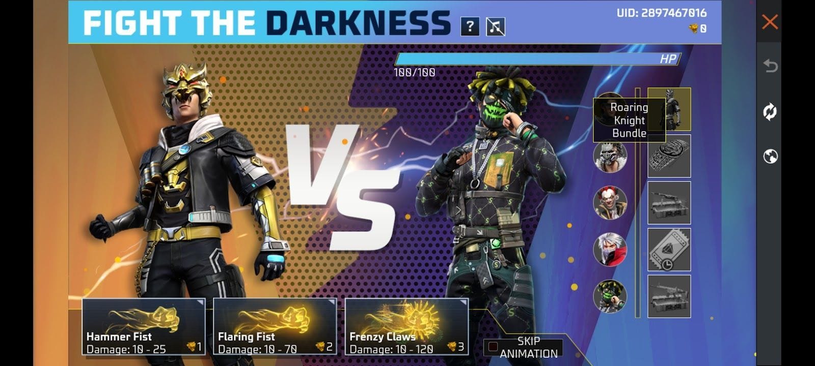 hello darkness garena free fire