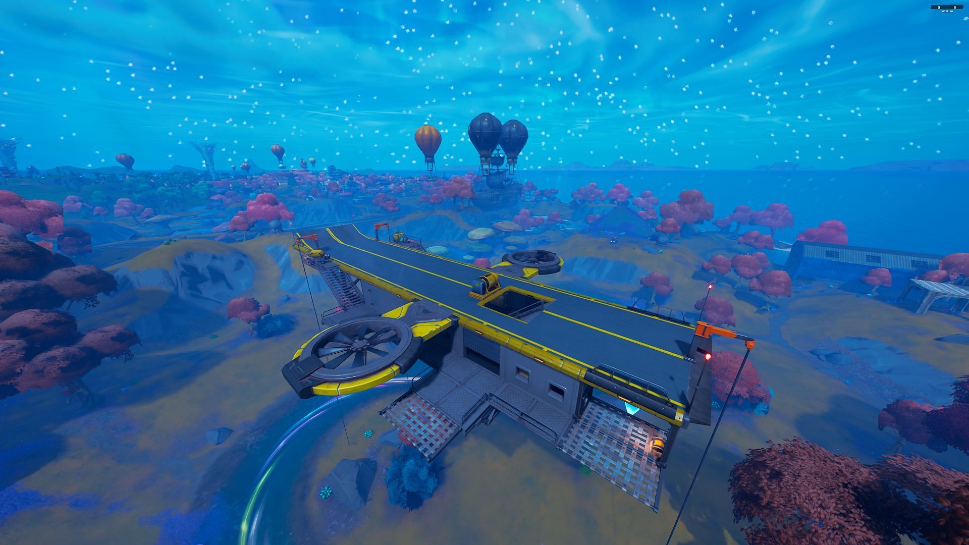 Is that a floating pirate ship? Yes, it is! (Image via Epic Games/Fortnite)