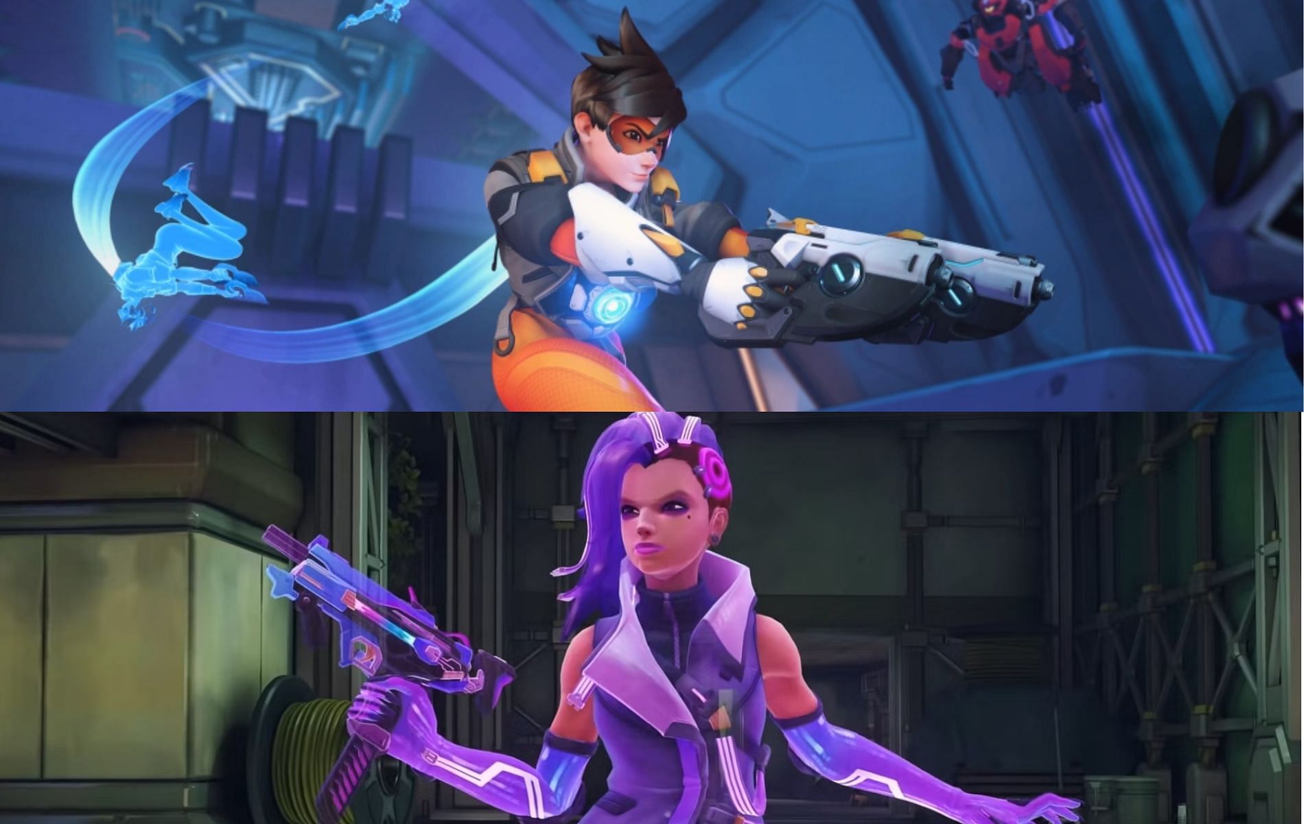 Annoy your opponents by picking Tracer and Sombra (Image via Blizzard Entertainment)