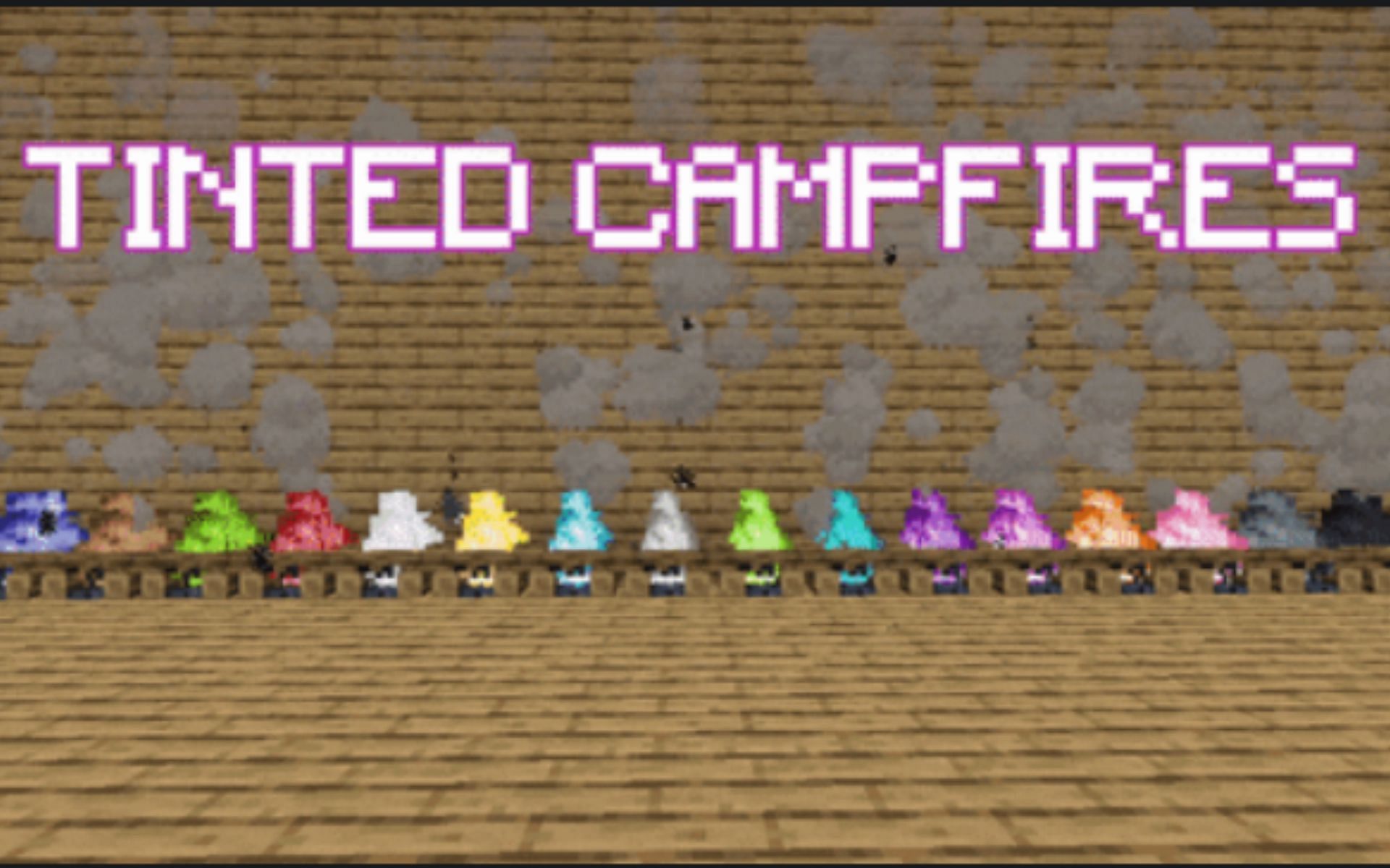 The Tinted Campfires mod (Image via Curseforge/Cozary)
