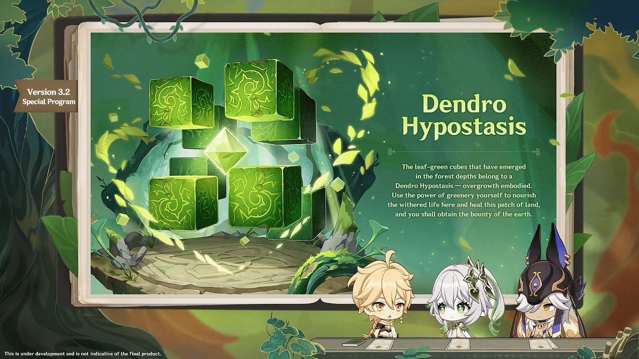 Dendro Hypostasis as Hypostasis' last enemy (Image via HoYoverse)