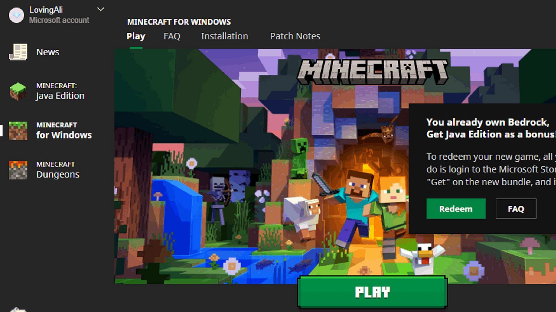 The game&#039;s official launcher will provide voting options (Image via Mojang)