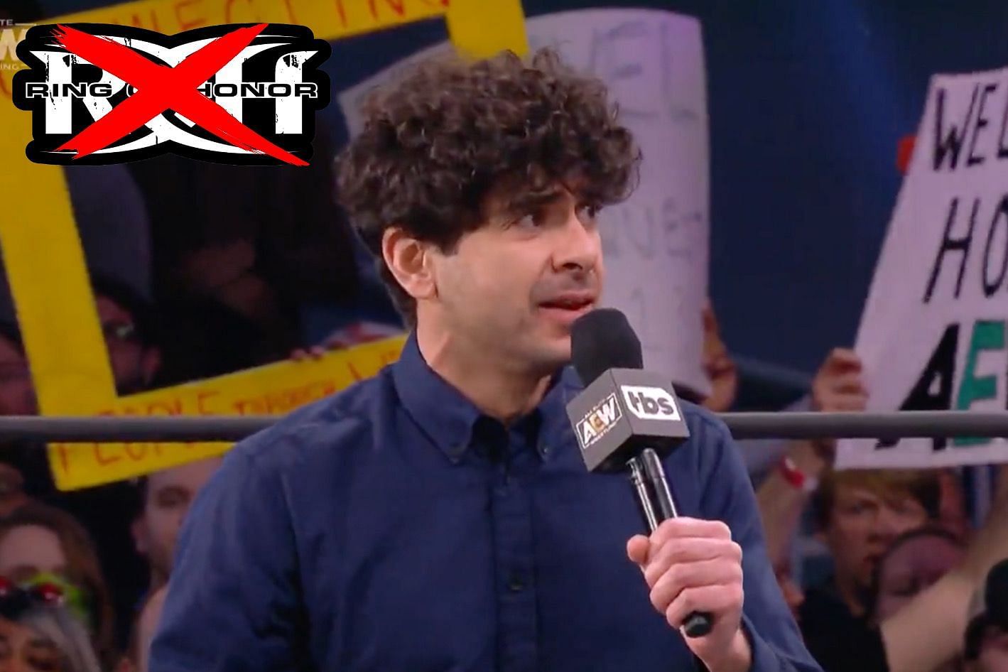 Khan during his ROH acquisition announcement.