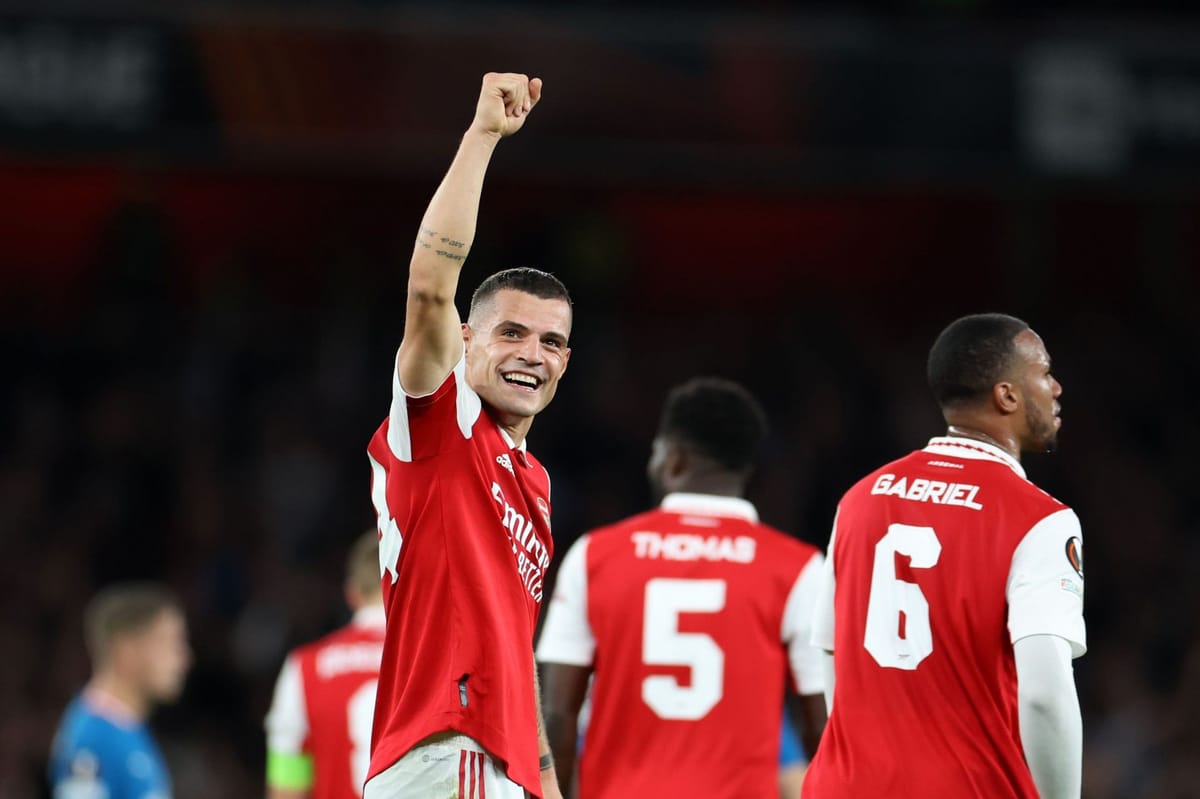 Arsenal 1 0 PSV Eindhoven Player Ratings As Granit Xhaka Scores His 