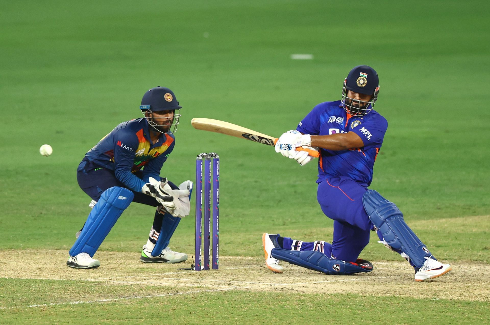 Rishabh Pant batting during the Asia Cup. Pic: Getty Images