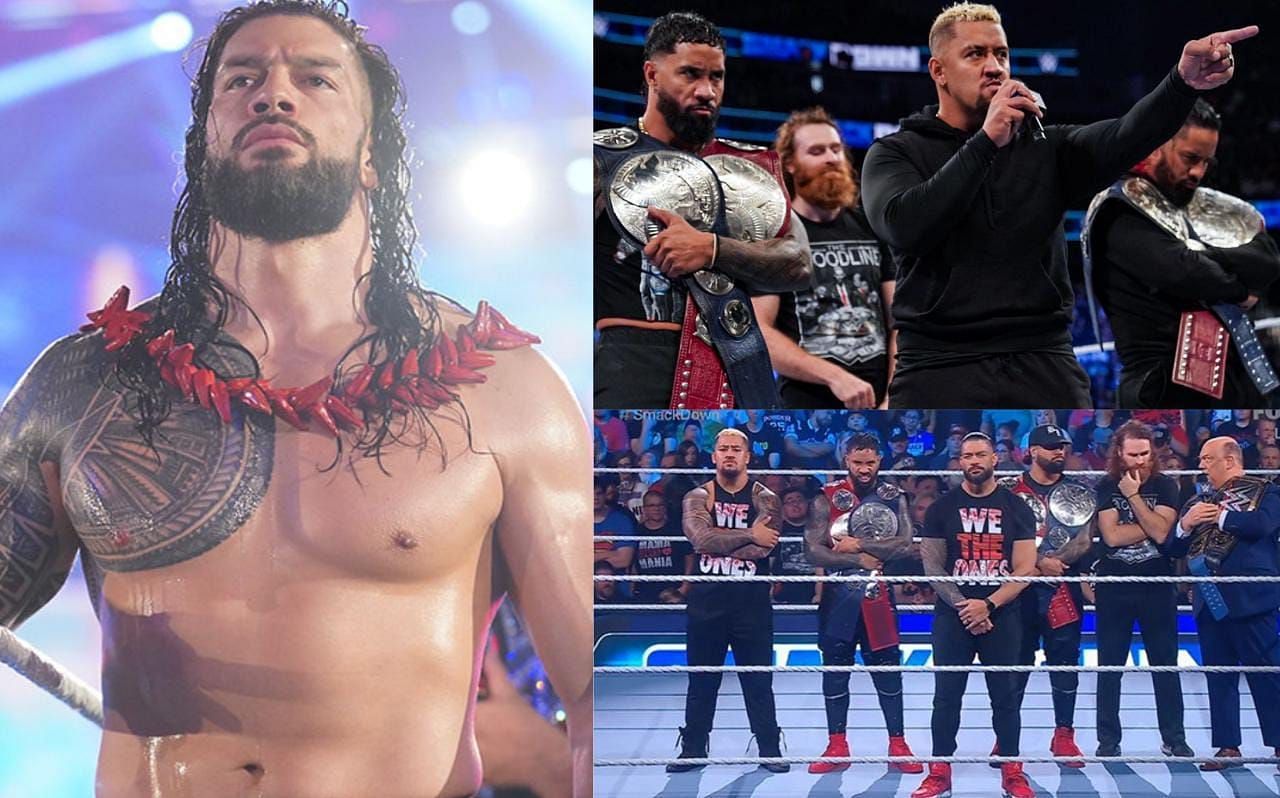 [PHOTO] Solo Sikoa affirms Roman Reigns and The Bloodline's dominance ahead of WWE Extreme Rules 2022 absence