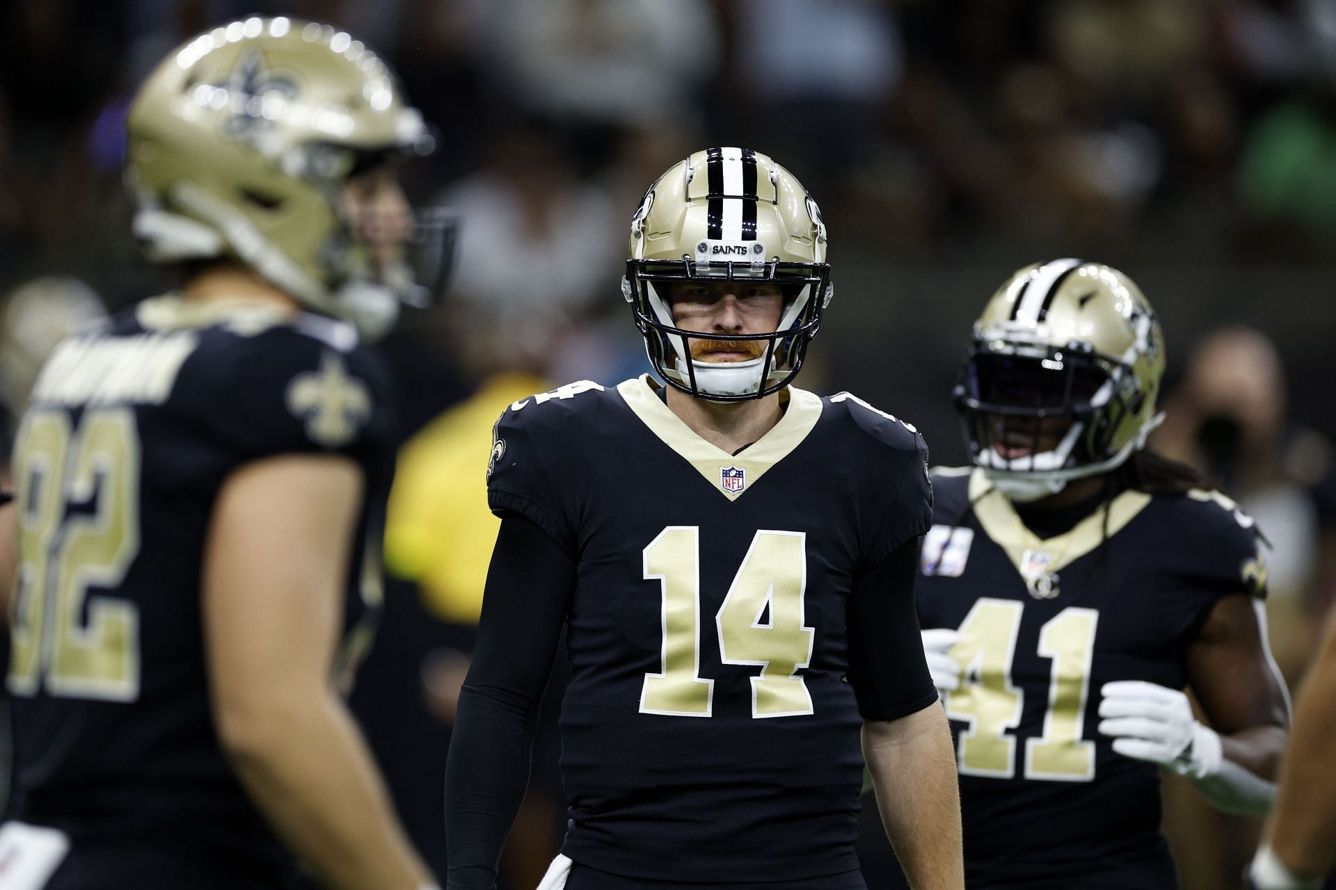 Who is the New Orleans Saints starting QB tonight?
