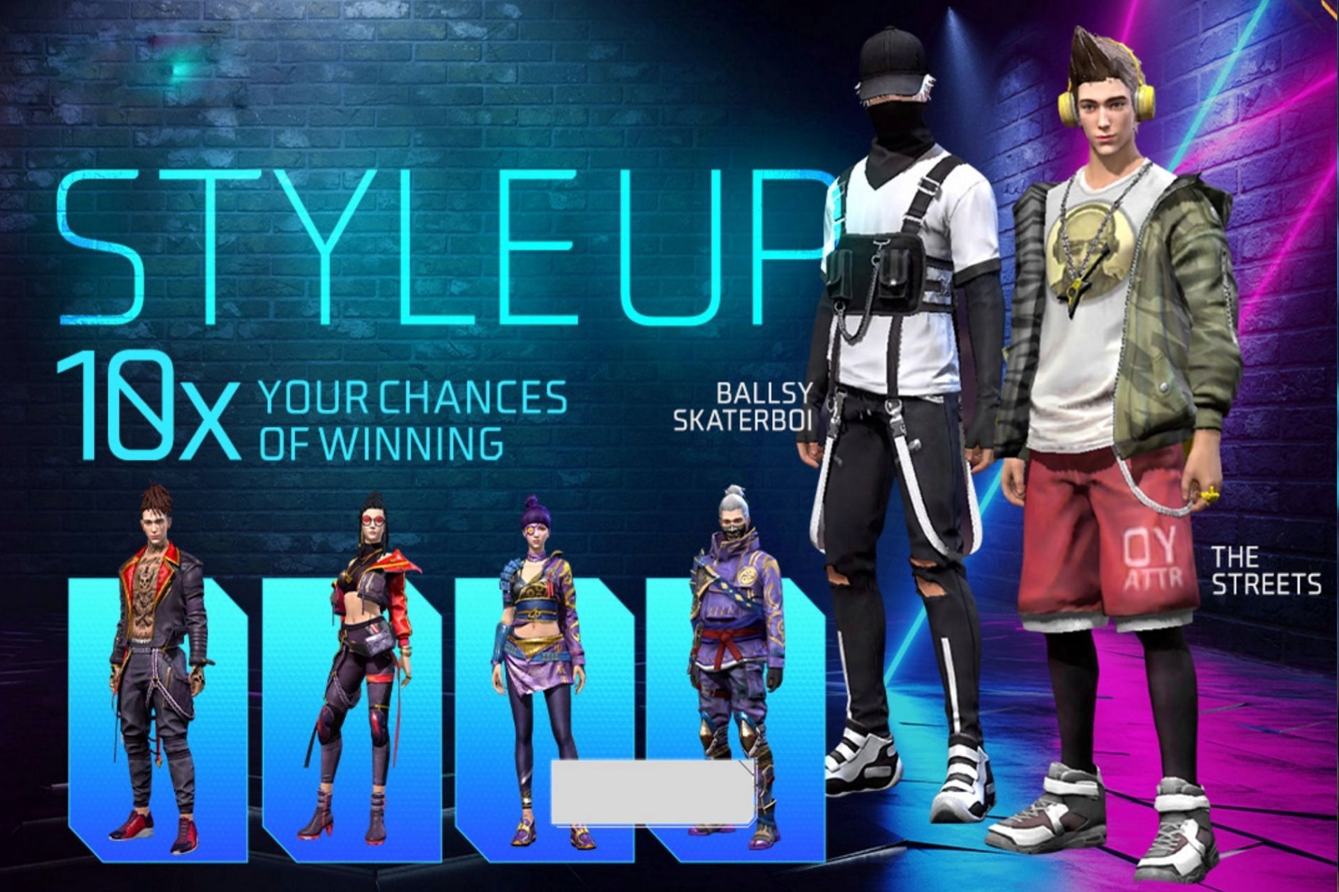 free-fire-max-style-up-event-how-to-get-streets-bundle-and-more-rare-outfits
