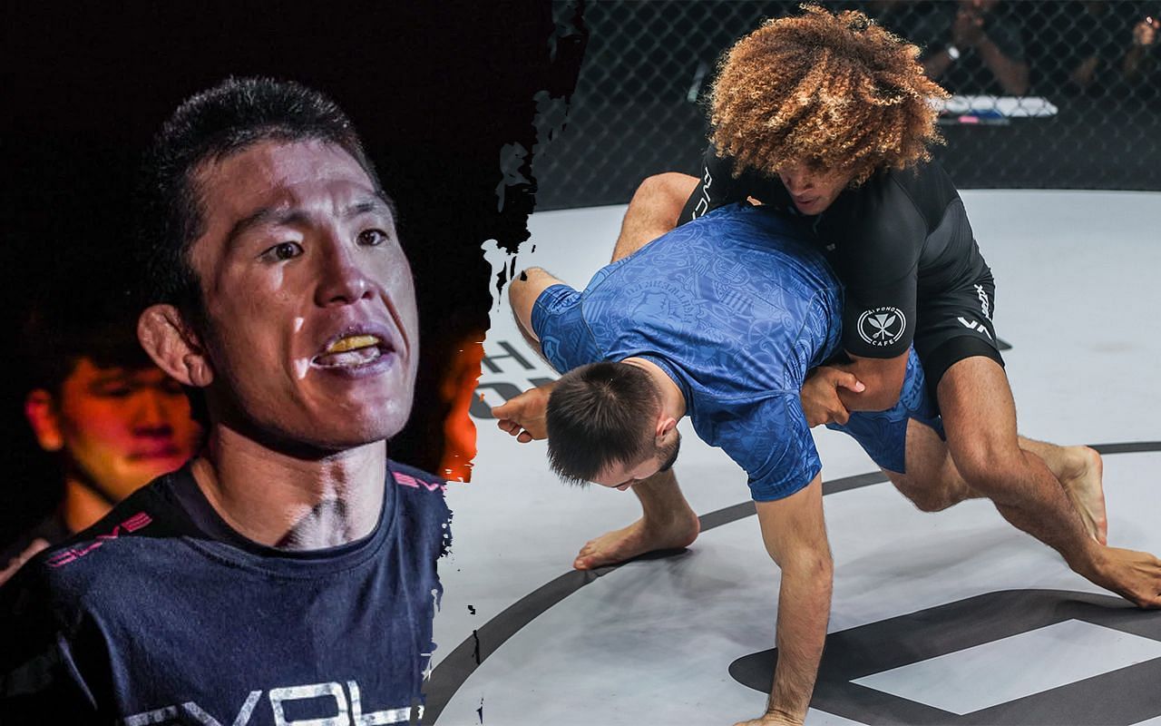 Shinya Aoki and Kade Ruotolo. (Image courtesy of ONE)