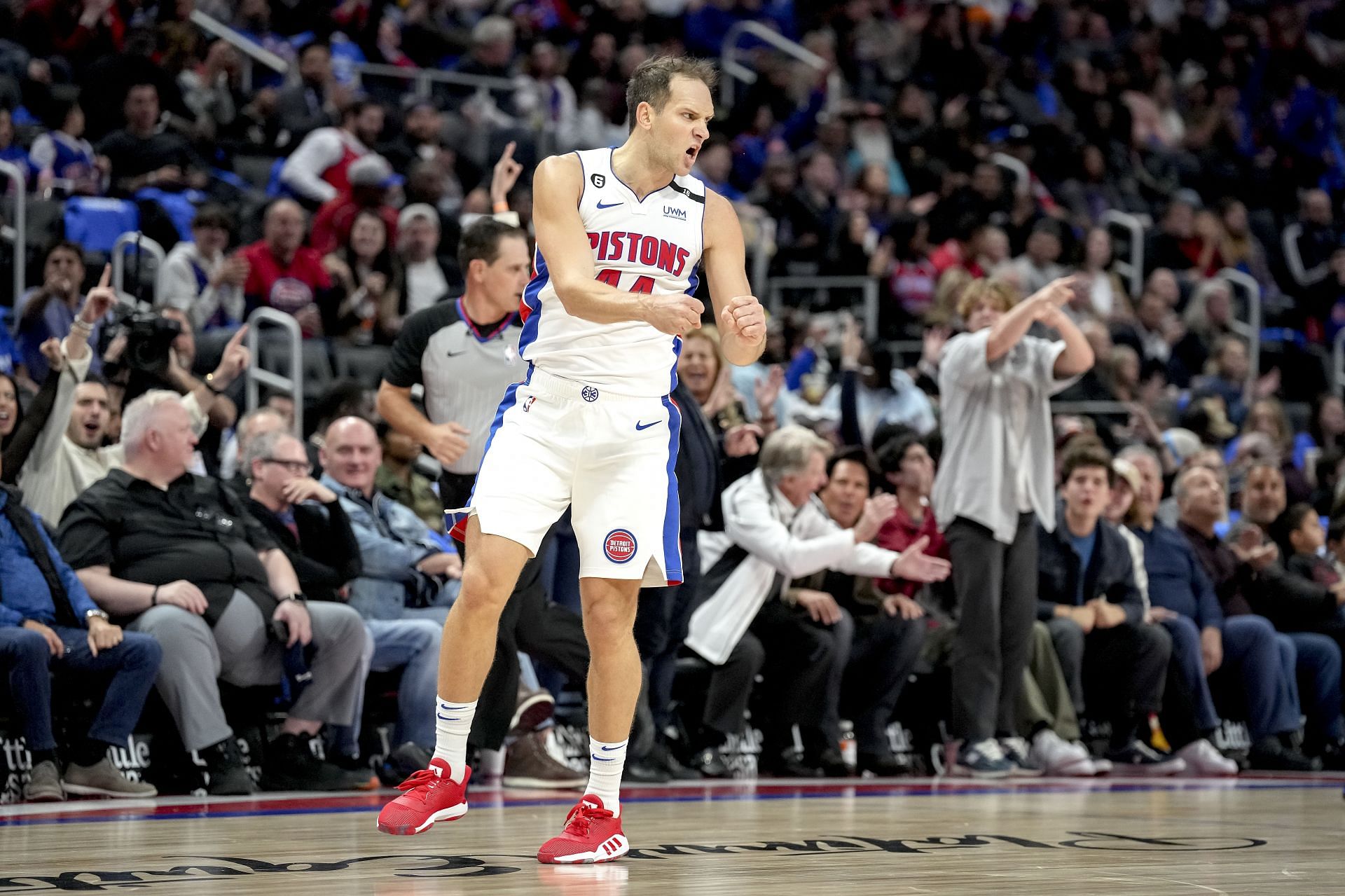 Bojan Bogdanovic has been lights out without former NBA top pick Cade Cunningham.
