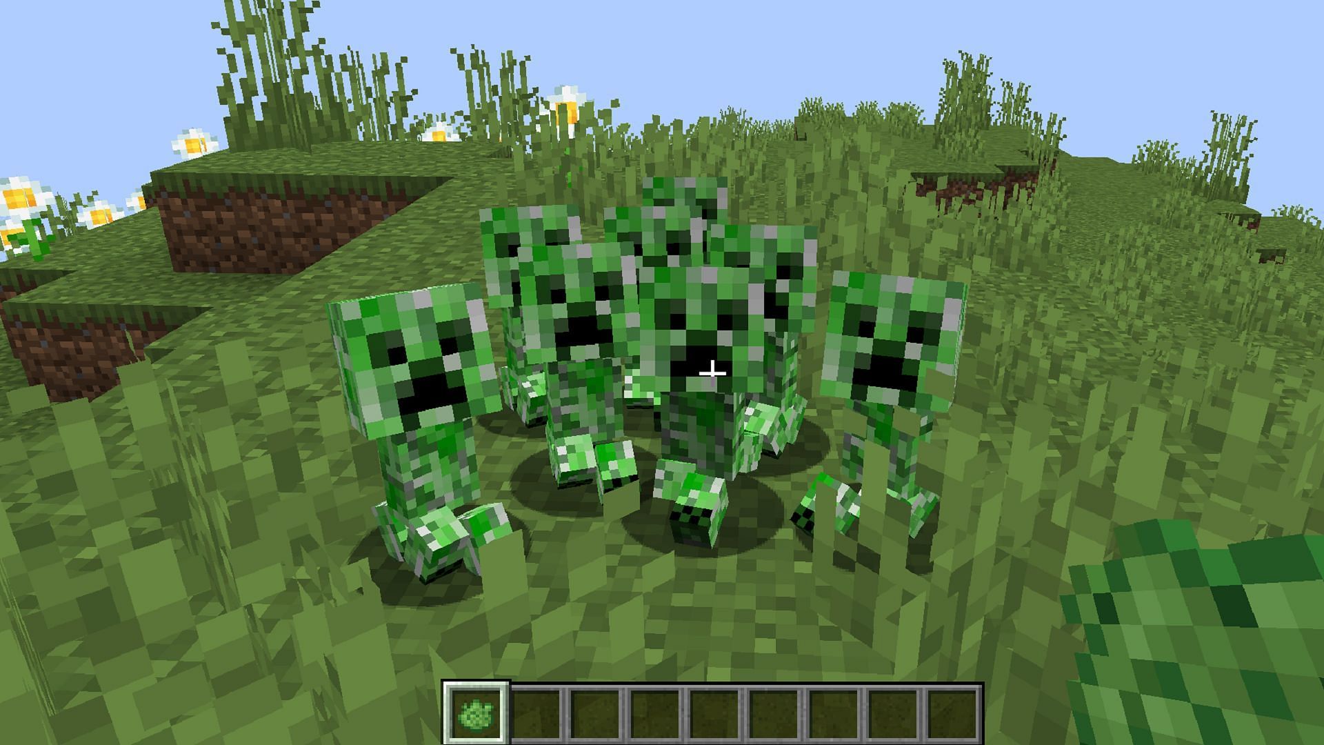 Creeper spores can attack players in Savage &amp; Ravage (Image via TeamAbnormals/CurseForge)