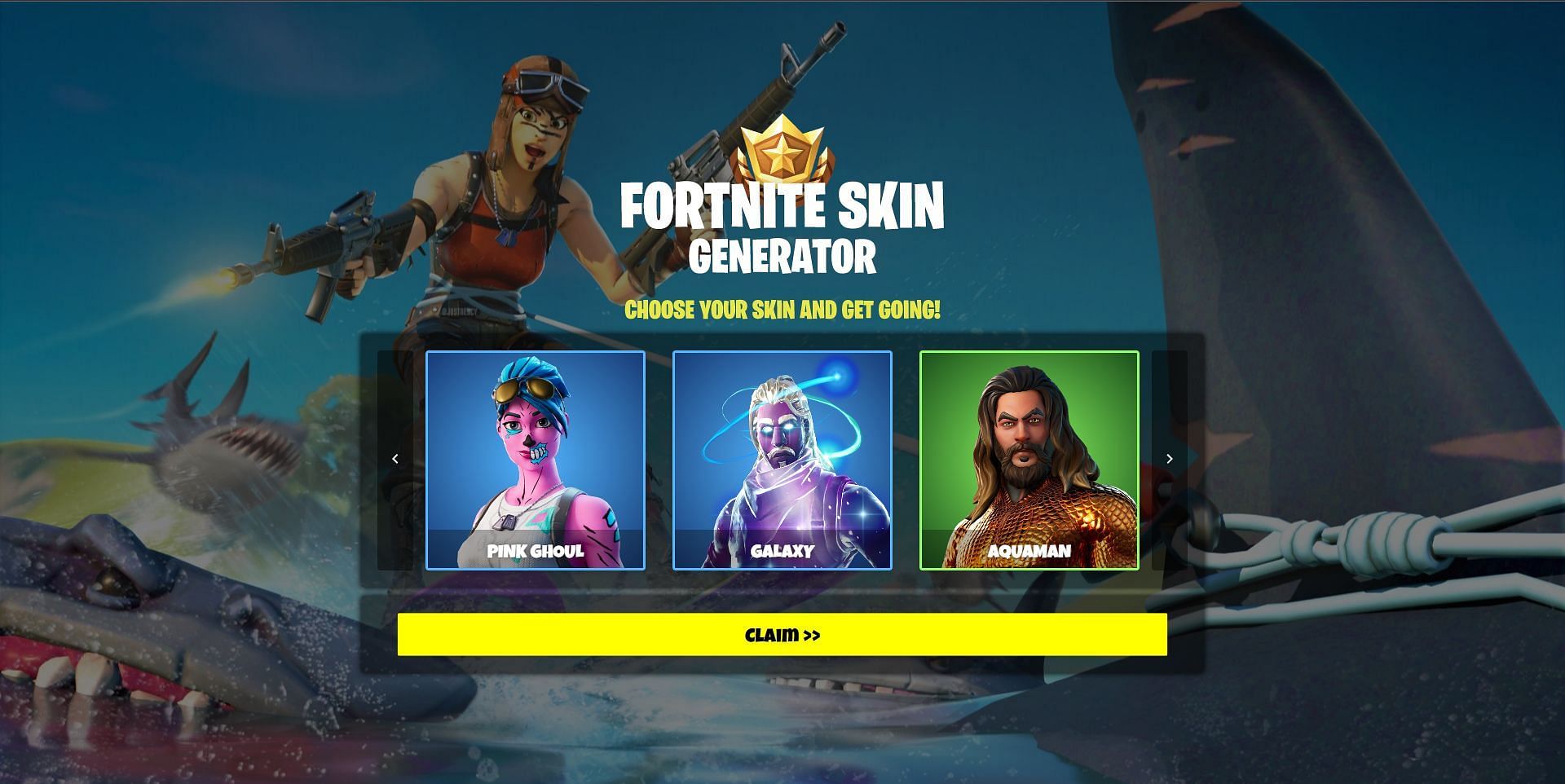 These skins can never be acquired in-game as they were exclusive (Image via Redacted)