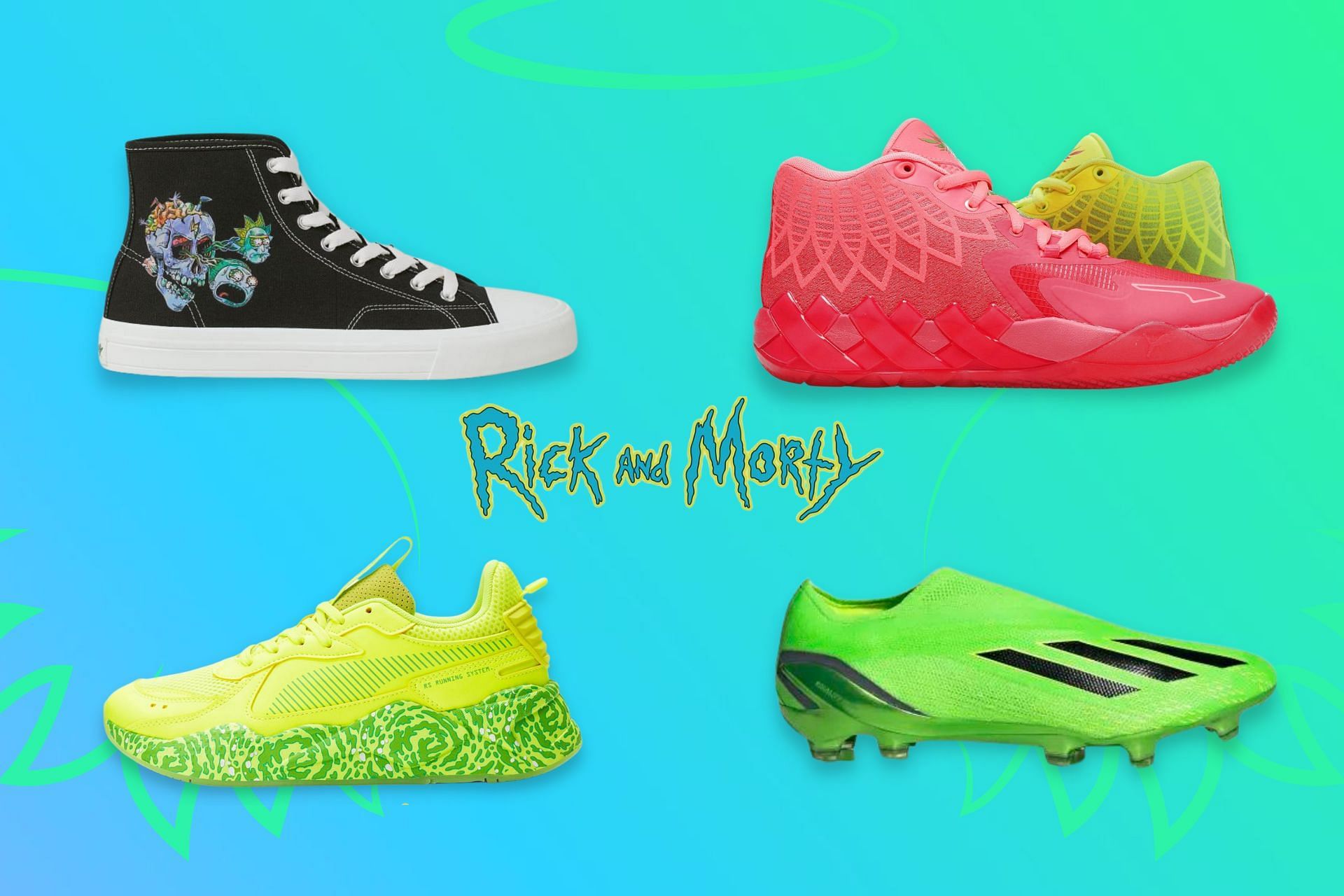 5 best Rick and Morty sneakers (Image via Sportskeeda)