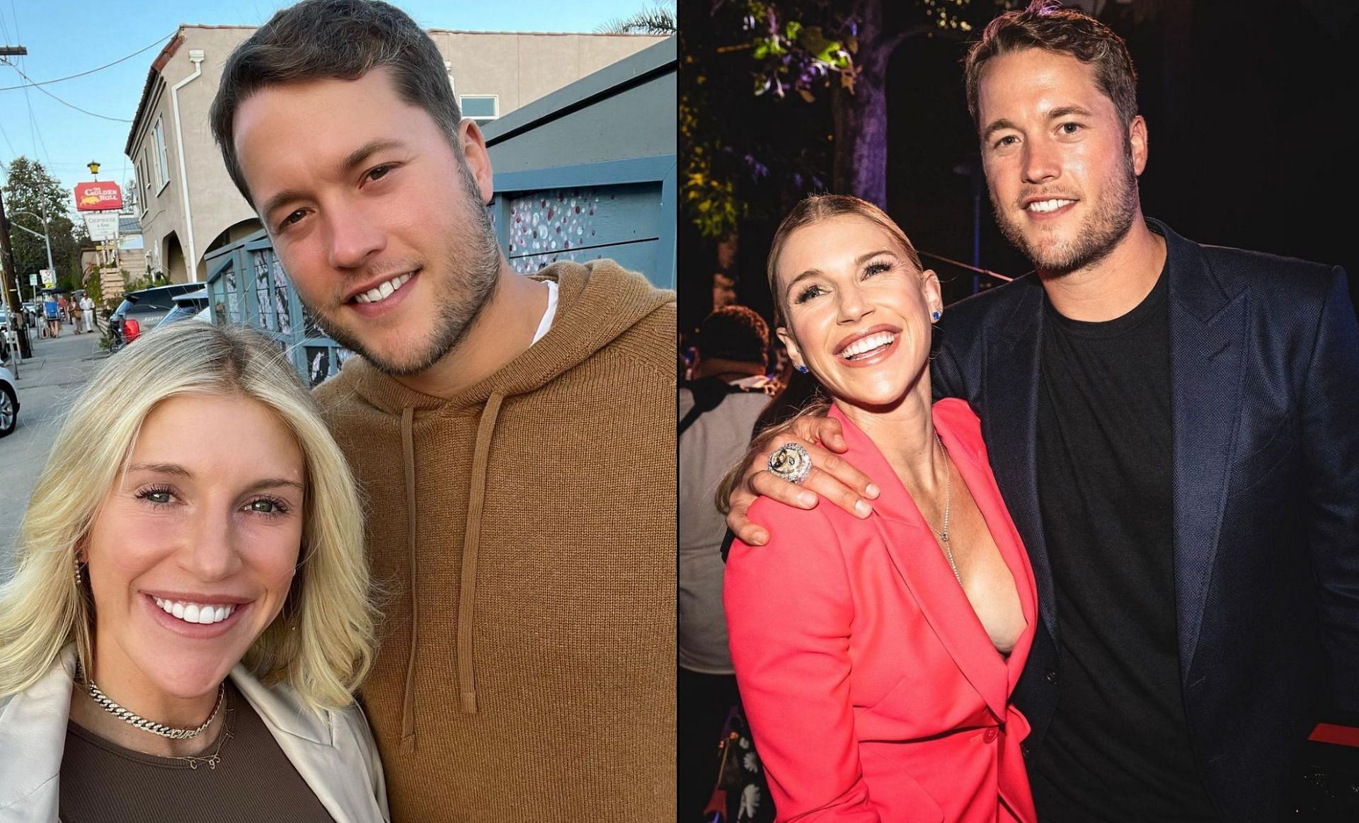 Matthew Stafford and his wife Kelly went to the same college
