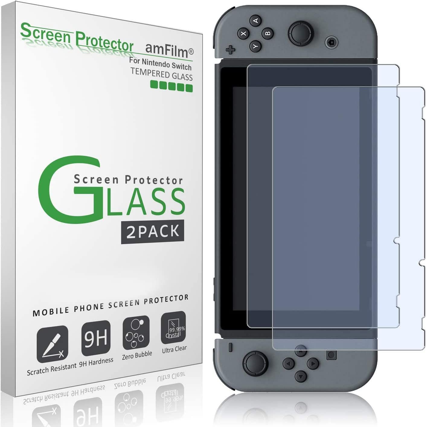 amFilm Tempered Glass Screen Protector for Nintendo Switch (Image via amFilm)