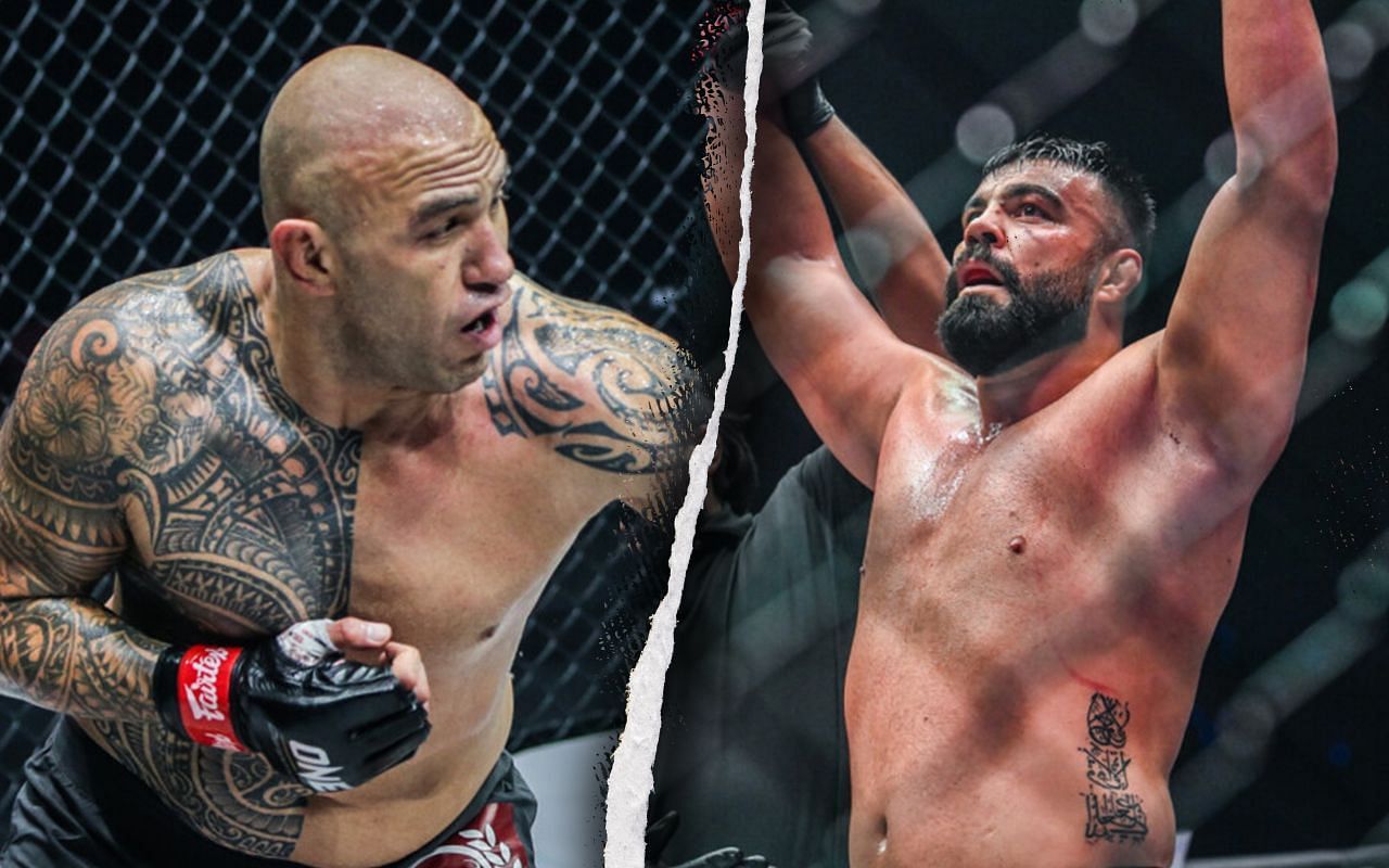 Heavy-hitters Brandon Vera (L) and Amir Aliakbari (R) are set for a collision course at ONE 164. | Photo by ONE Championship