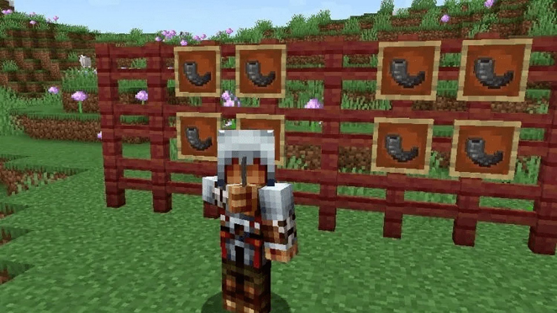 Goat horns fit nicely in addition to making sounds (Image via Mojang)