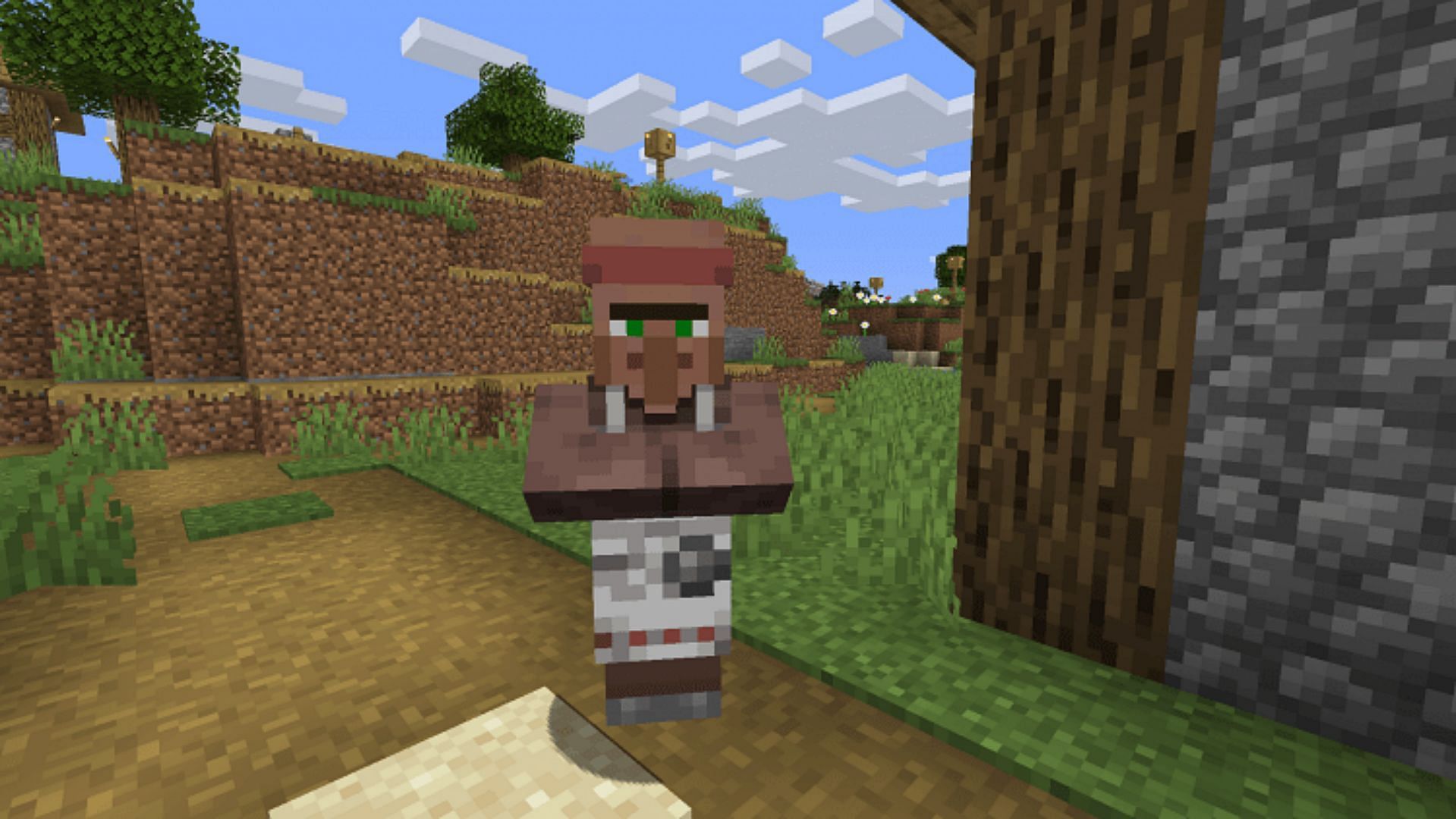 Since players need food items, it is quite useless to trade for some emeralds in Minecraft 1.19 (Image via Mojang)