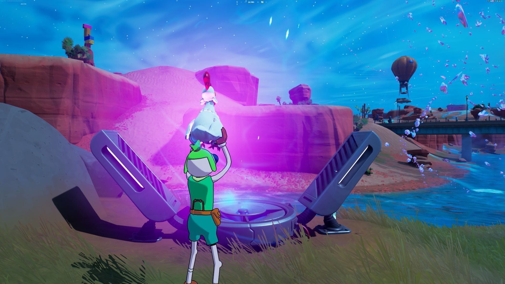 &quot;I believe I can fly&quot; (Image via Epic Games/Fortnite)