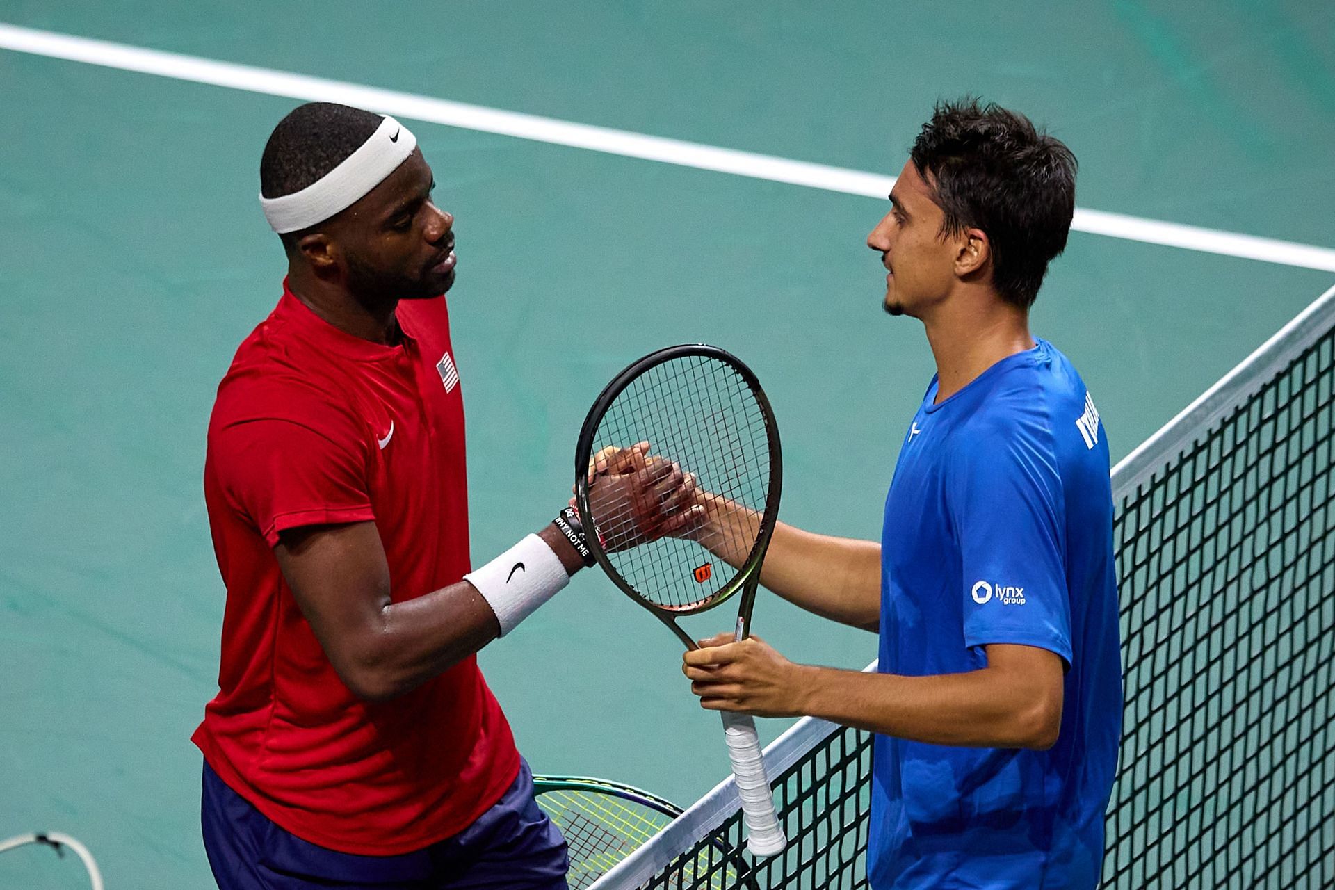 Lorenzo Sonego defeated Frances Tiafoe at the 2022 Davis Cup