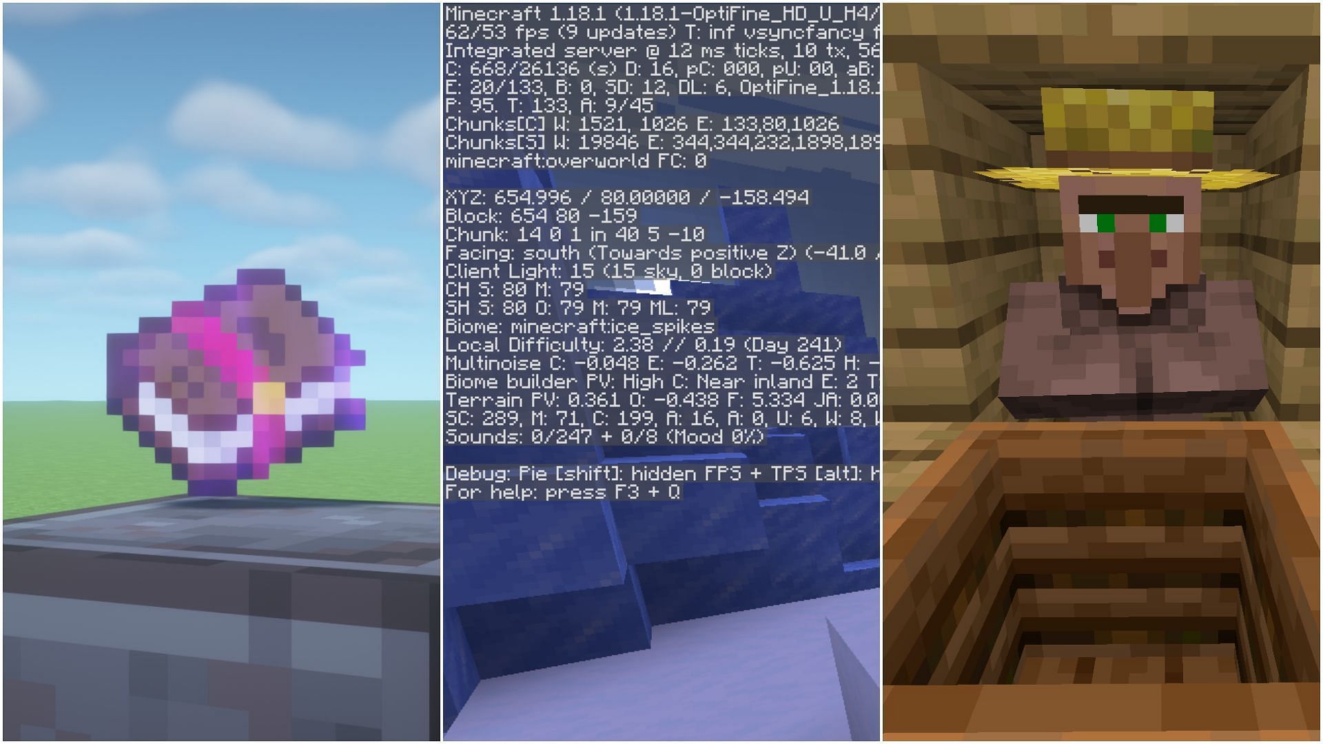 There are many hidden features in Minecraft that beginners might not know about (Image via Sportskeeda)