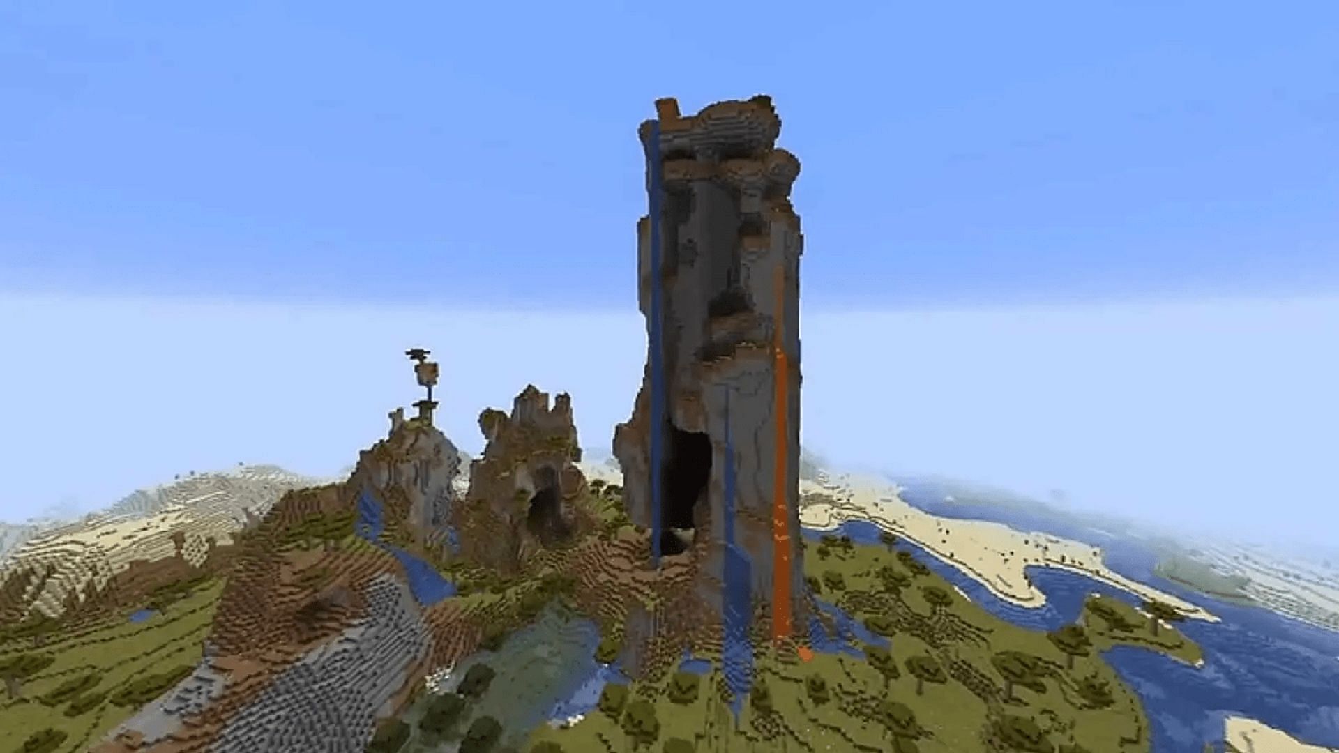 It's safe to say that this seed's village is well protected from danger (Image via u/DylanDC14/Reddit)