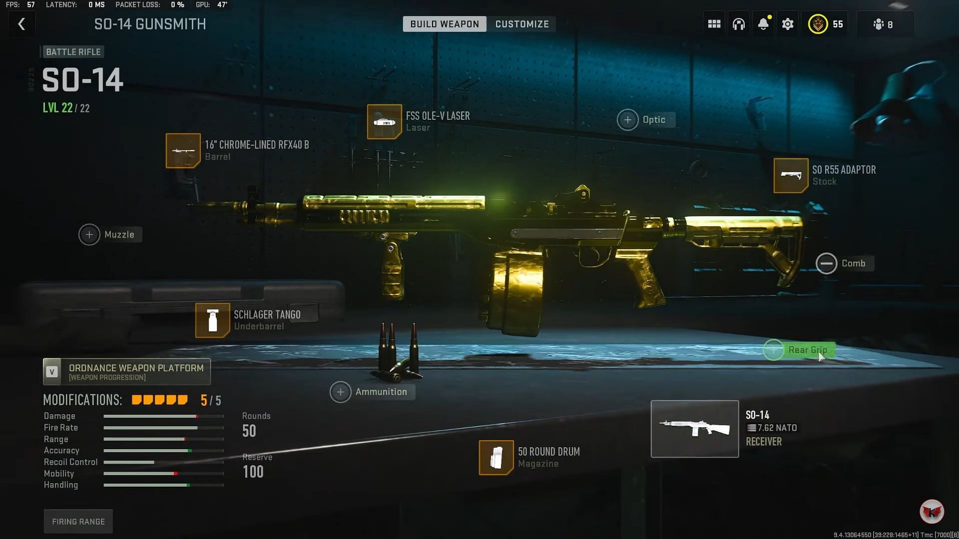 SO 14 loadout tuned for better mobility and response (Image via YouTube/Klay)