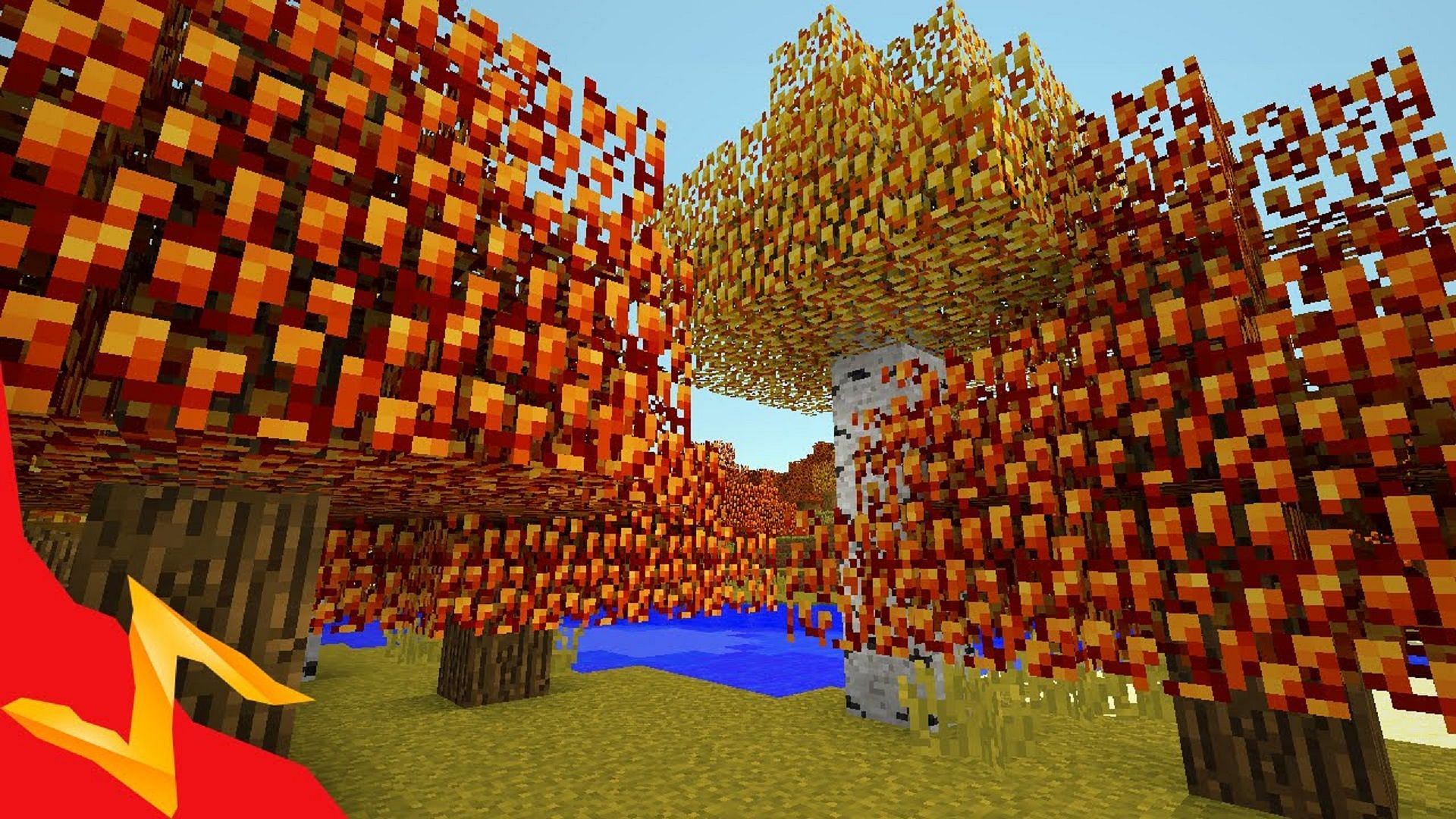 Seasonal changes could reinvigorate many aspects of biomes in-game (Image via SimplySarc/YouTube)