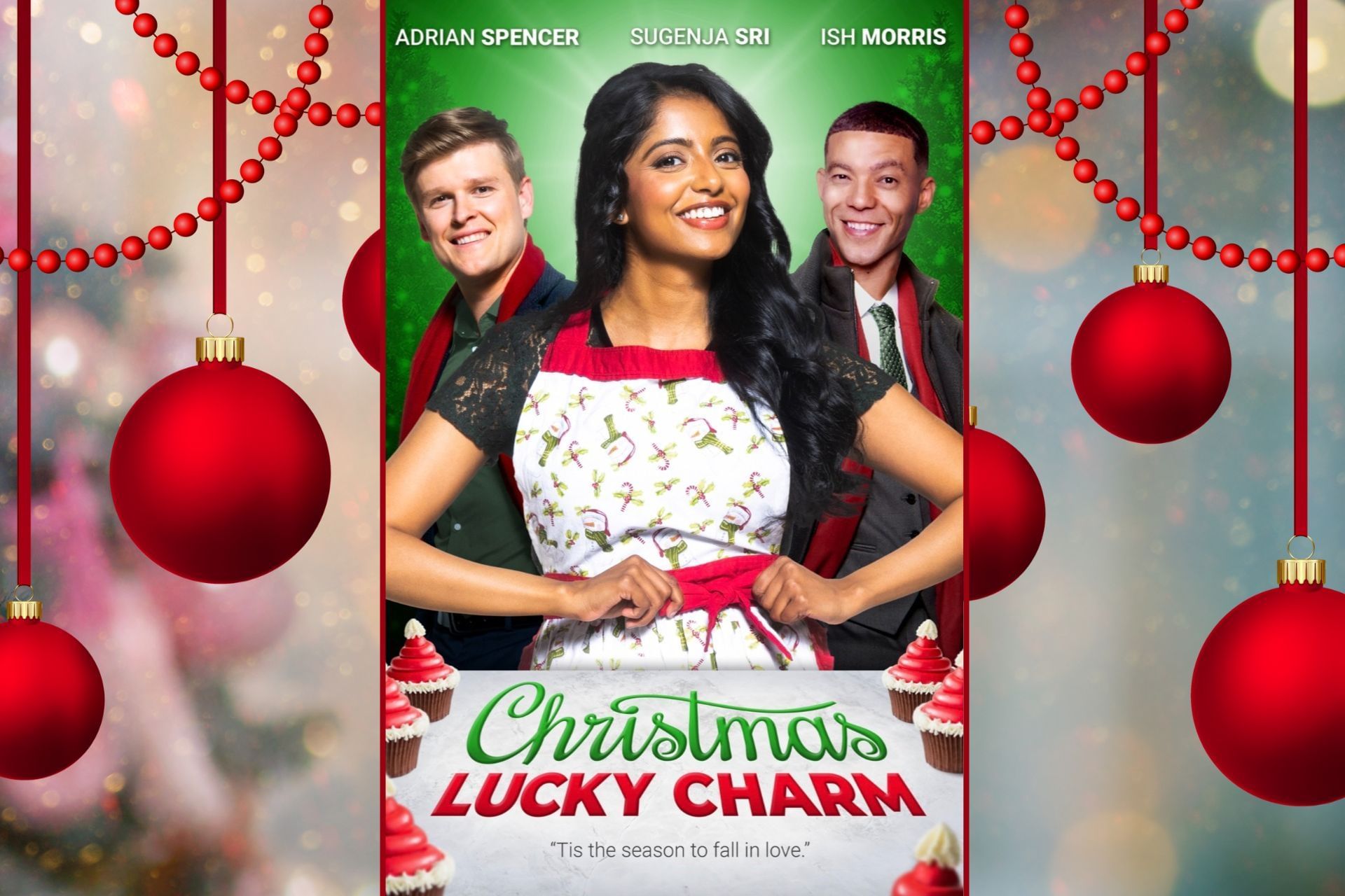Christmas Lucky Charm cast list Sugenja Sri, Adrian Spencer and others