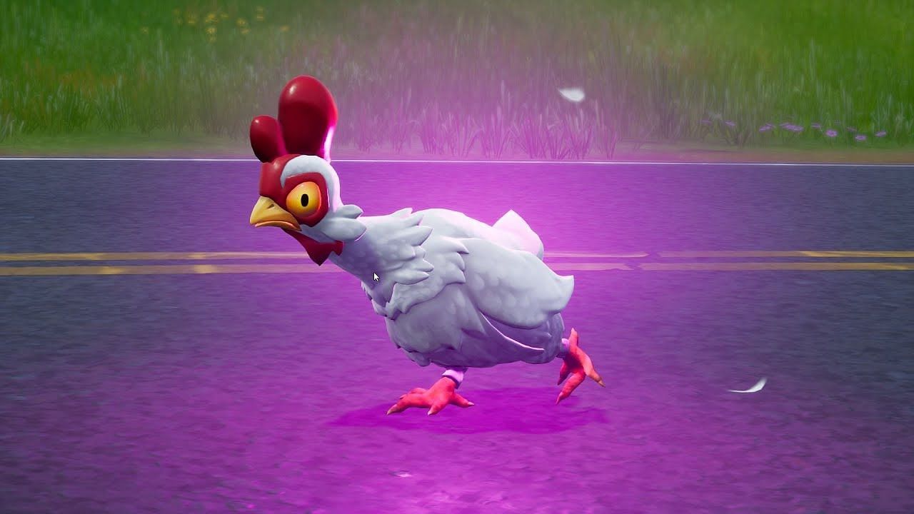 It&#039;s very easy to deal damage to chickens, but you need to find them first (Image via Epic Games)