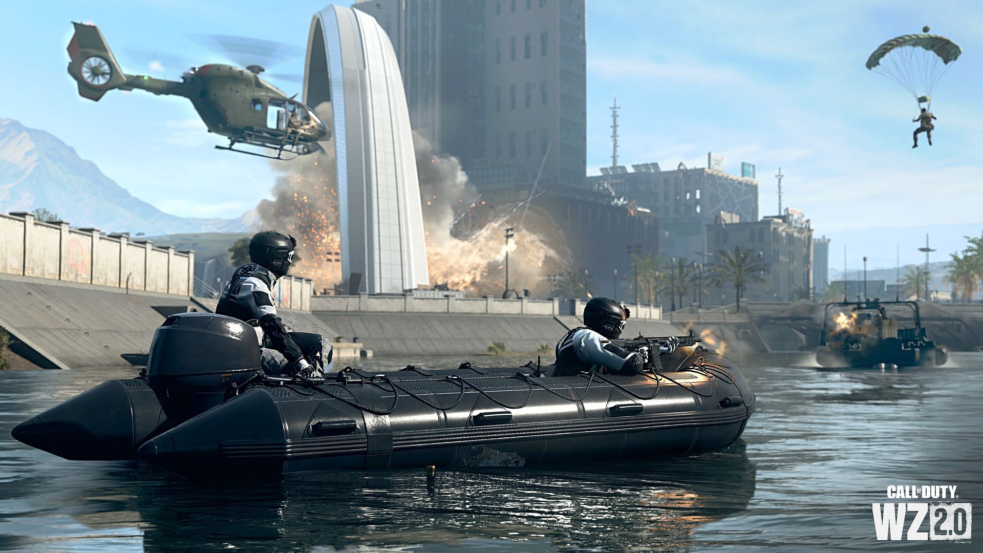 Aquatic combat in Warzone 2 (Image via Activision)