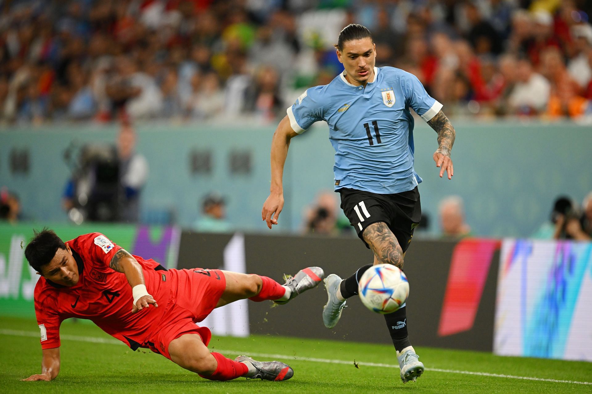 Uruguay vs. Korea Republic: Group H - FIFA World Cup Qatar 2022: Darwin Nunez.