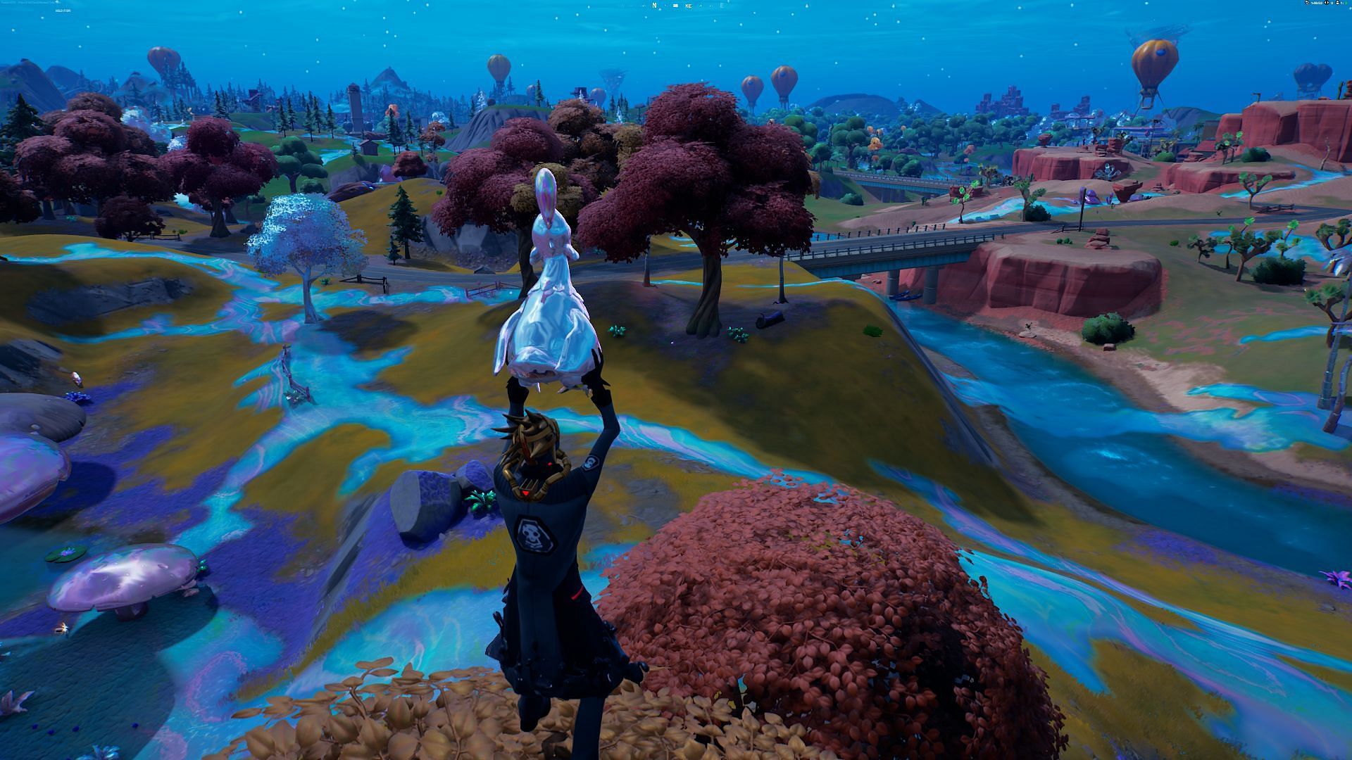 Covering 300 meters with a chicken will be a breeze (Image via Epic Games/Fortnite)