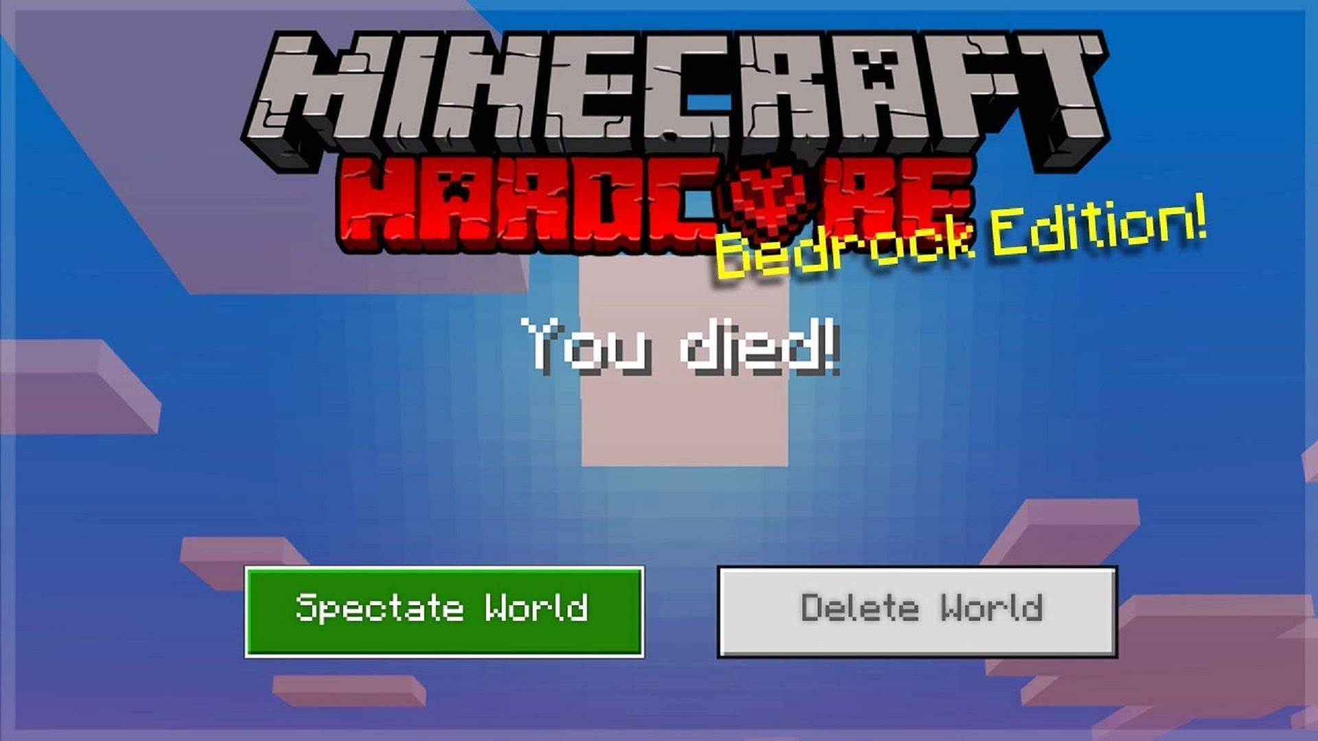 Hardcore Mode has remained elusive in Bedrock Edition (Image via ECKOSOLDIER/YouTube)
