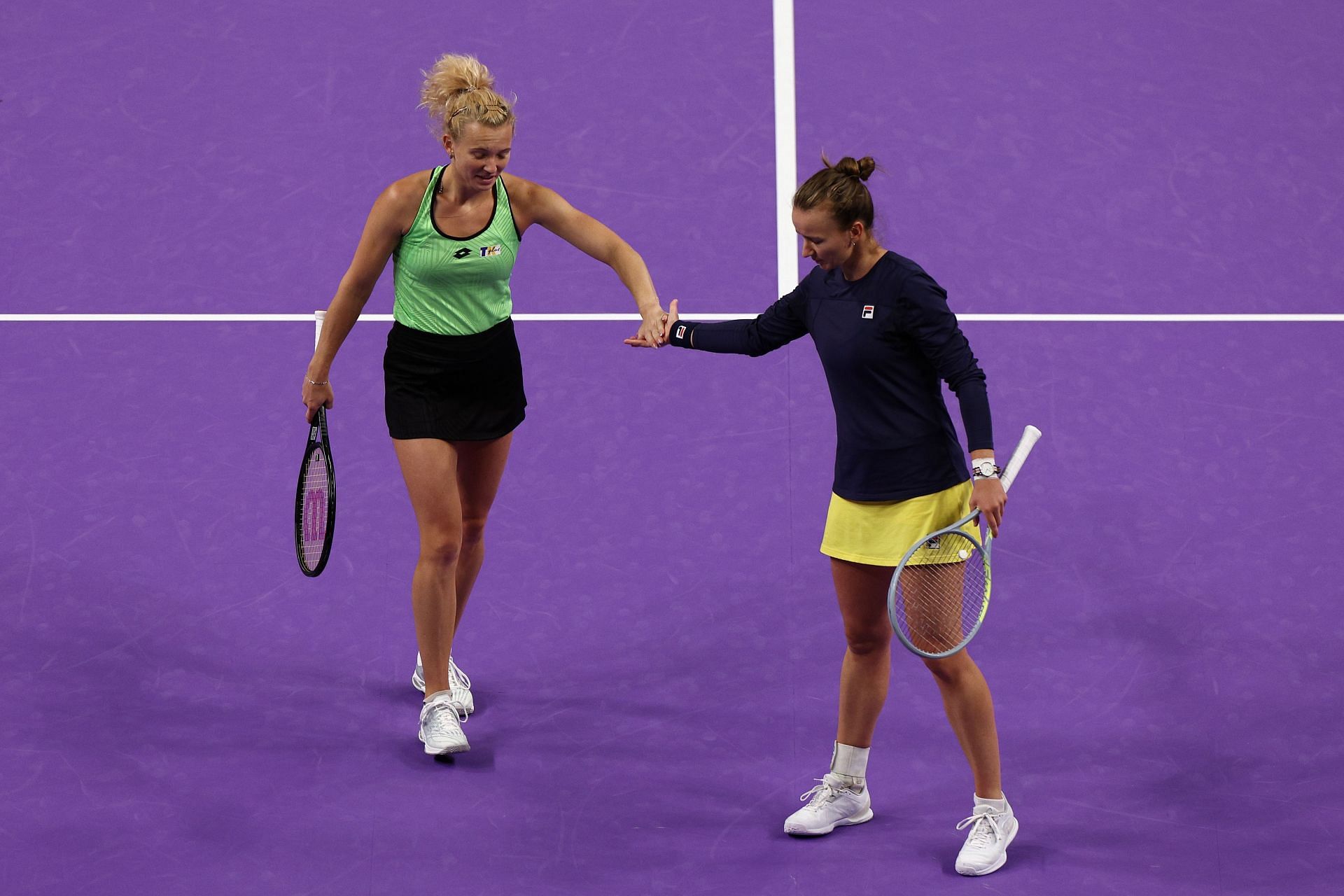 Barbora Krejcikova and Katerina Siniakova are already in the semifinals