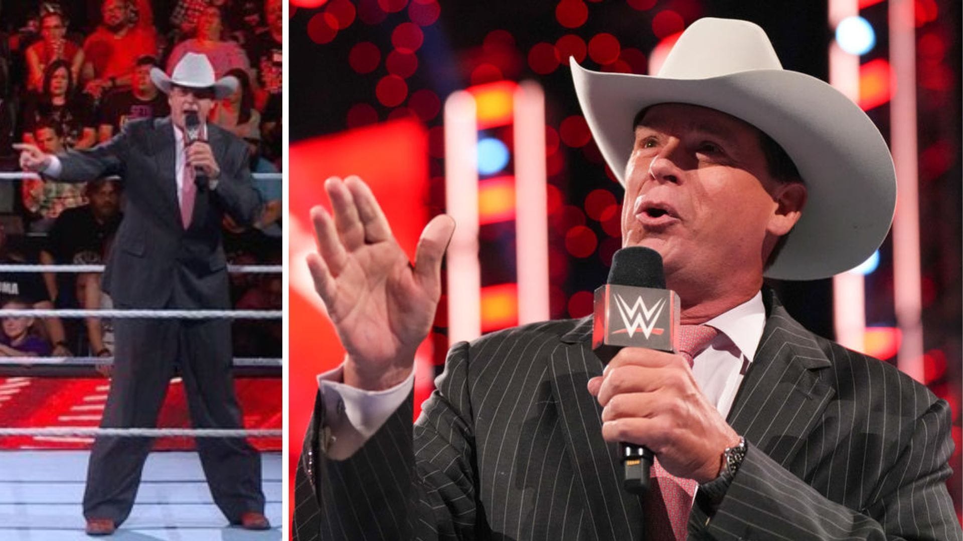 JBL reacts to questions about his gigantic pants on WWE RAW
