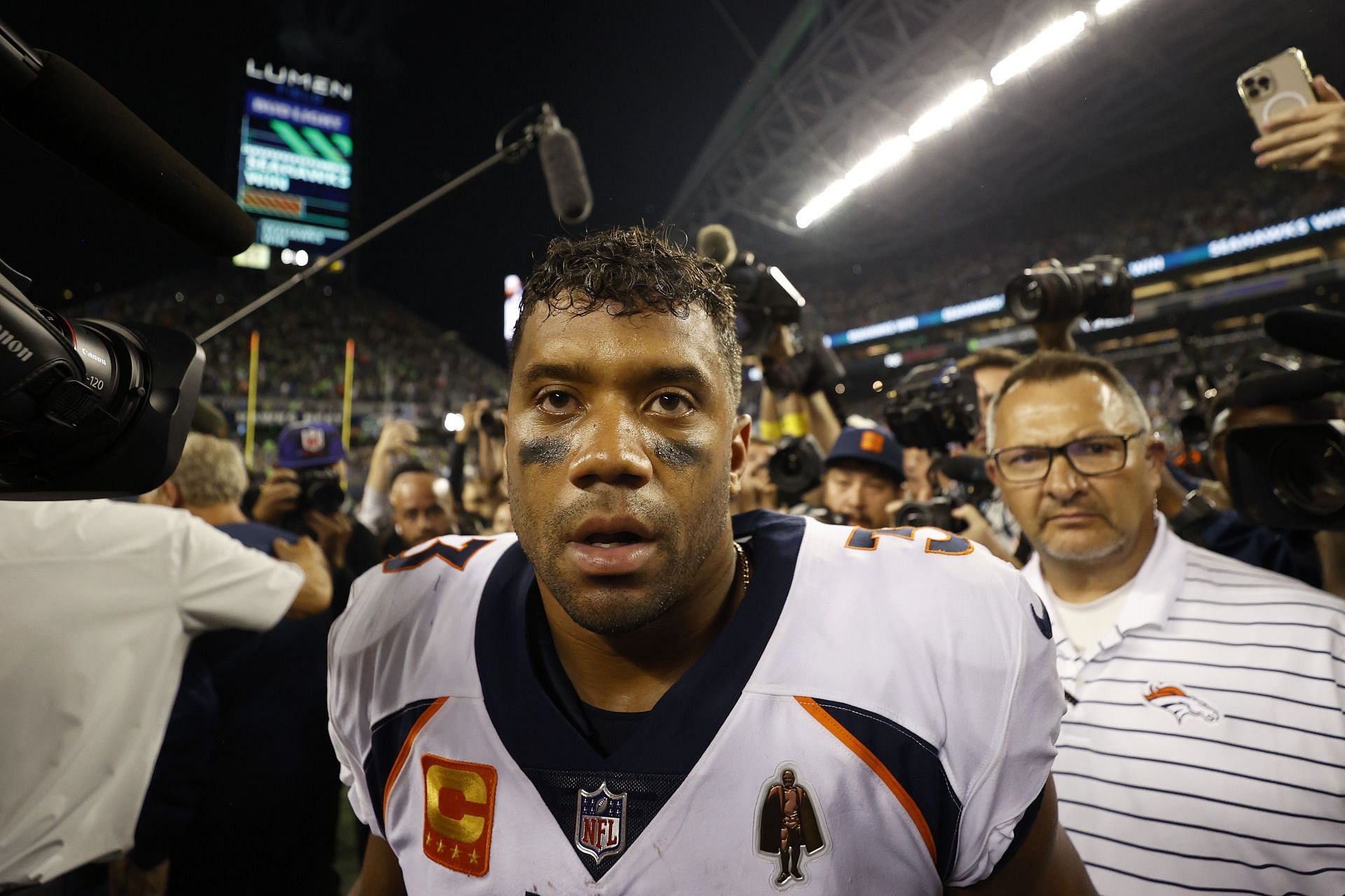 Russell Wilson's career stats How poorly is Broncos QB performing